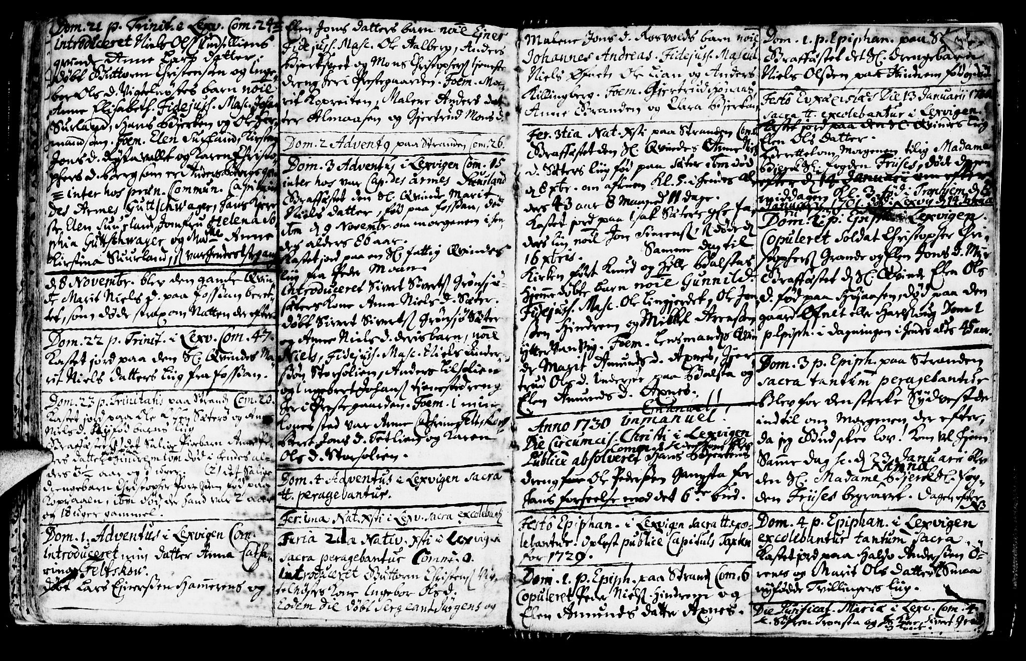 Ministerialprotokoller, klokkerbøker og fødselsregistre - Nord-Trøndelag, SAT/A-1458/701/L0001: Parish register (official) no. 701A01, 1717-1731, p. 49