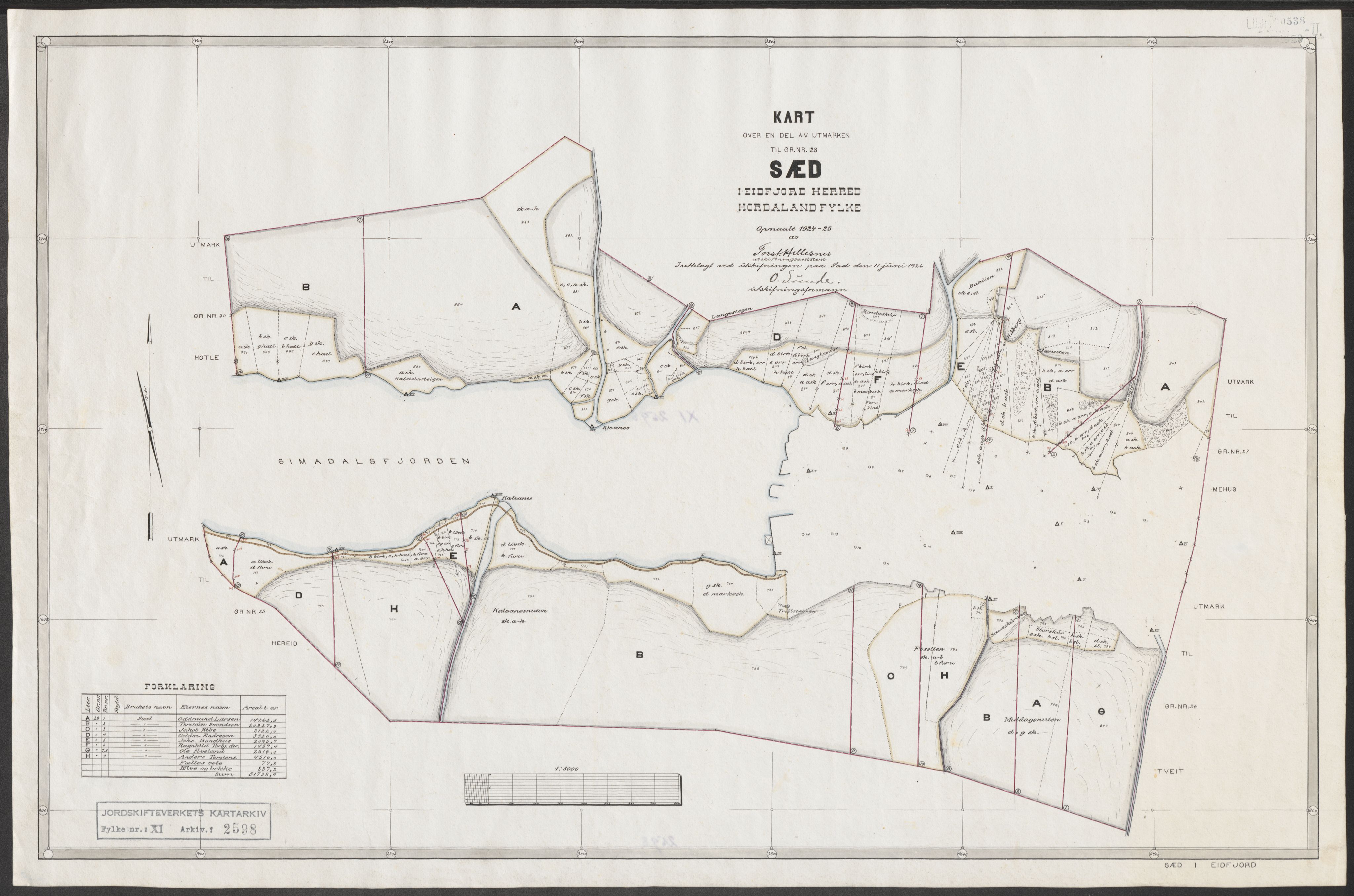 Jordskifteverkets kartarkiv, AV/RA-S-3929/T, 1859-1988, p. 2920