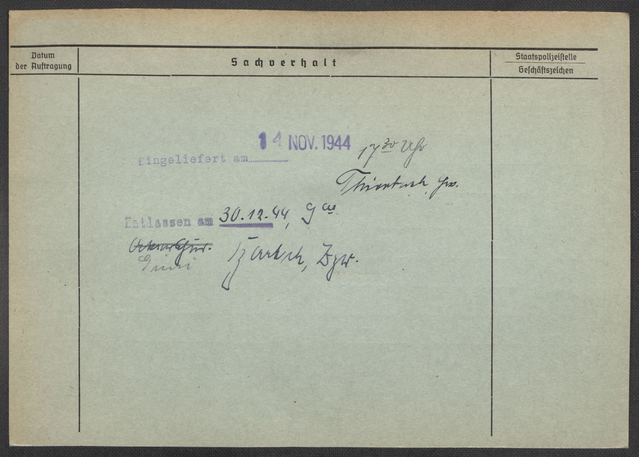 Befehlshaber der Sicherheitspolizei und des SD, AV/RA-RAFA-5969/E/Ea/Eaa/L0004: Register over norske fanger i Møllergata 19: Hal-Hæ, 1940-1945, p. 7