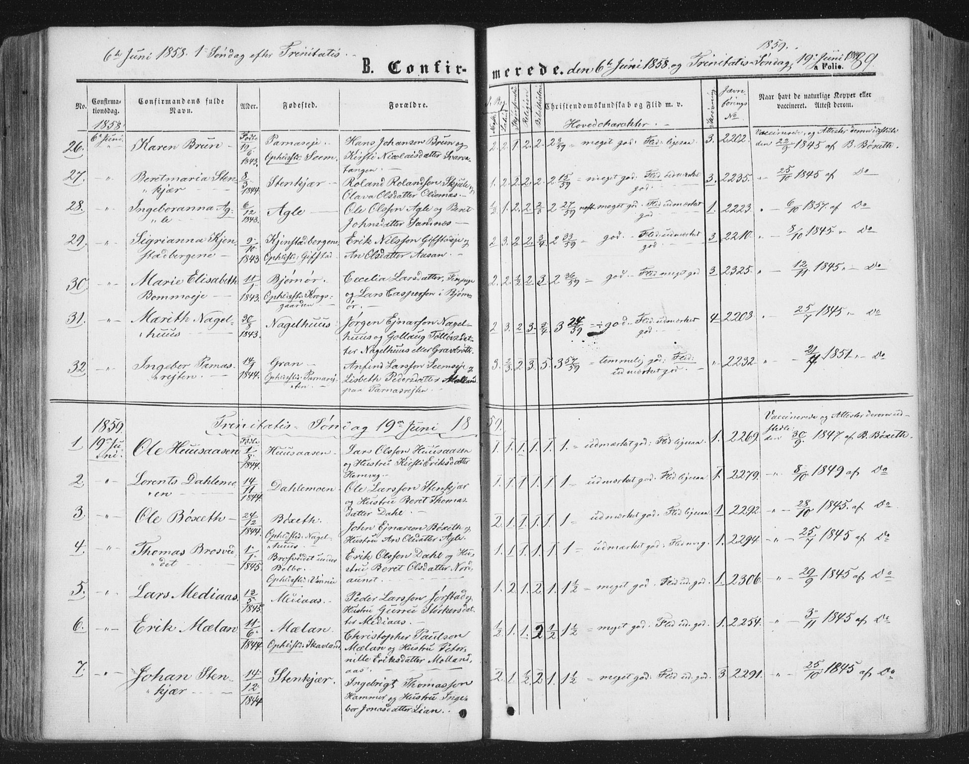 Ministerialprotokoller, klokkerbøker og fødselsregistre - Nord-Trøndelag, SAT/A-1458/749/L0472: Parish register (official) no. 749A06, 1857-1873, p. 89