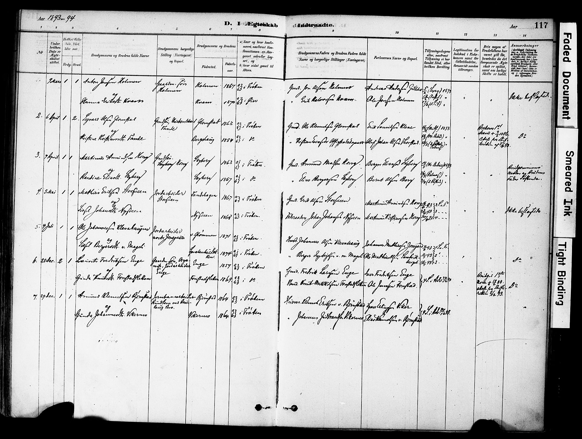 Øyer prestekontor, AV/SAH-PREST-084/H/Ha/Haa/L0009: Parish register (official) no. 9, 1878-1893, p. 117