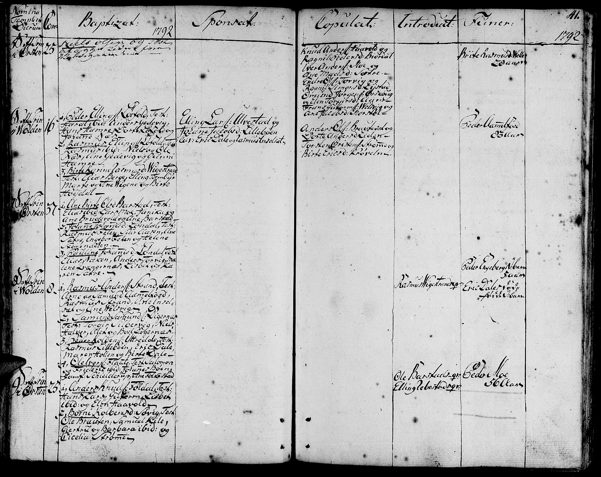 Ministerialprotokoller, klokkerbøker og fødselsregistre - Møre og Romsdal, AV/SAT-A-1454/511/L0137: Parish register (official) no. 511A04, 1787-1816, p. 41