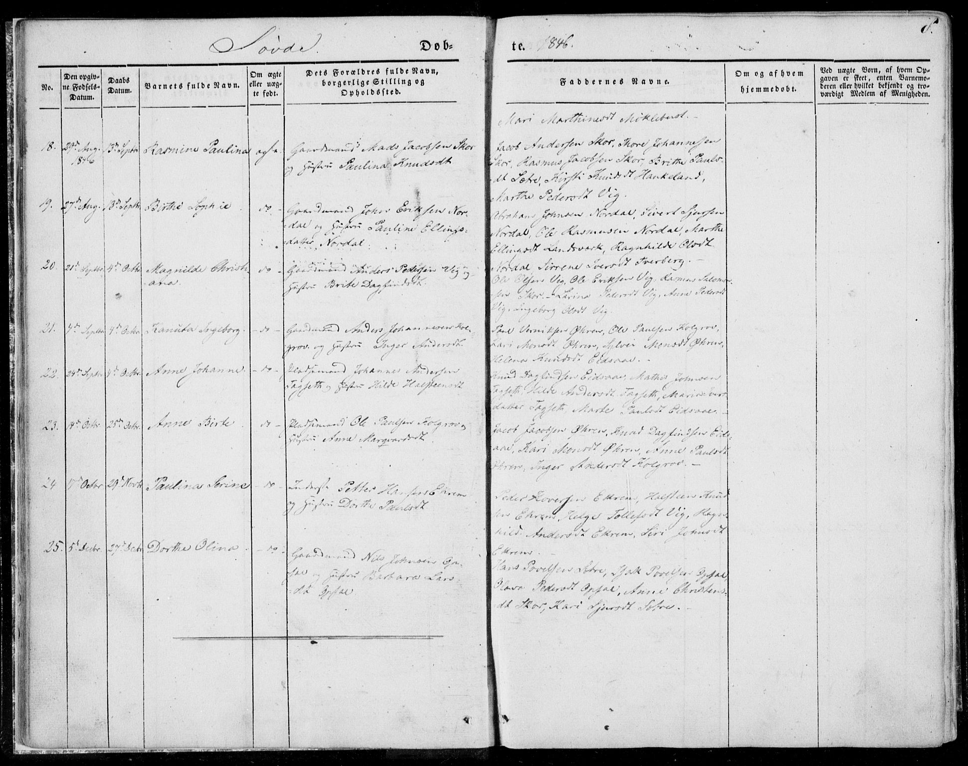 Ministerialprotokoller, klokkerbøker og fødselsregistre - Møre og Romsdal, AV/SAT-A-1454/502/L0023: Parish register (official) no. 502A01, 1844-1873, p. 8