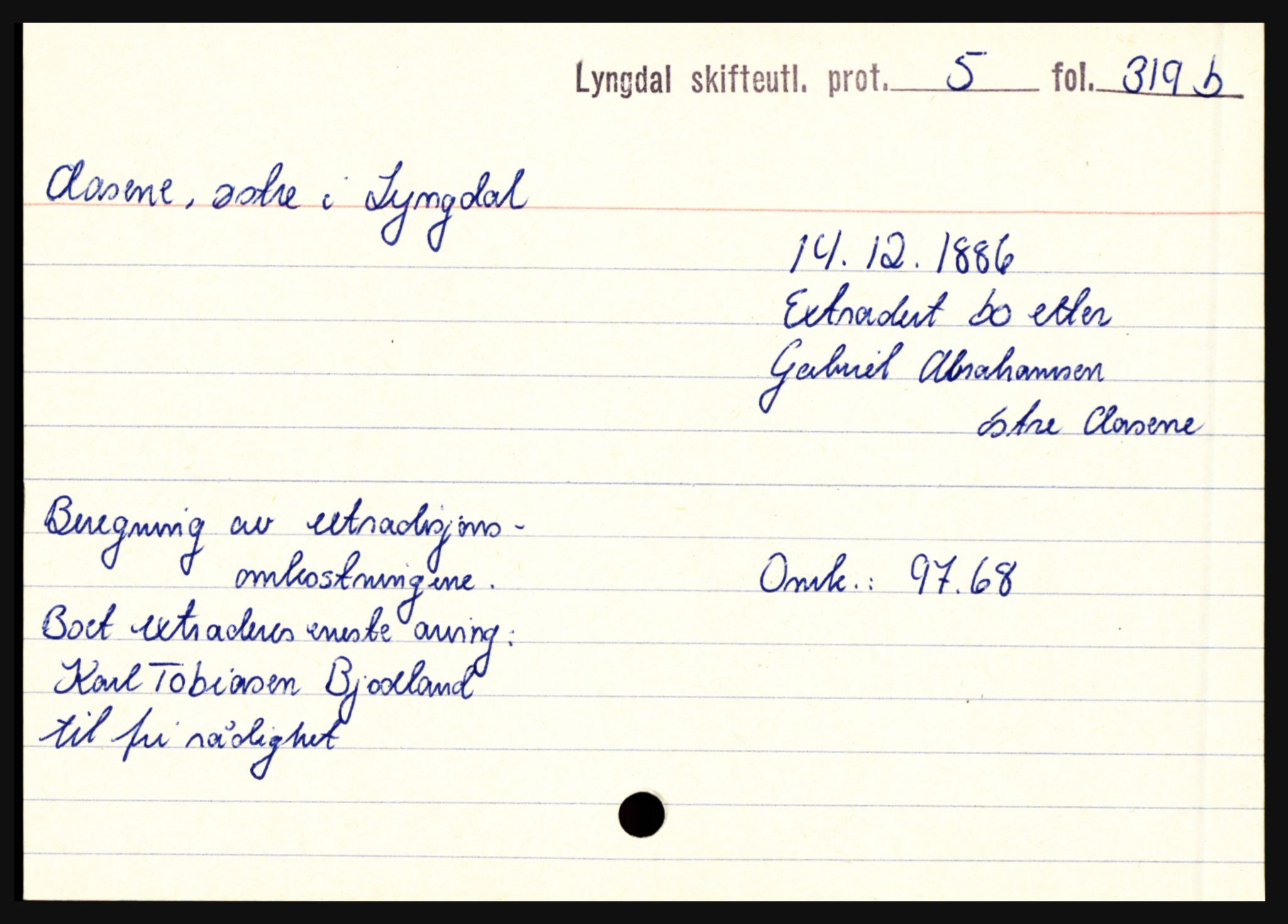 Lyngdal sorenskriveri, SAK/1221-0004/H, p. 13845