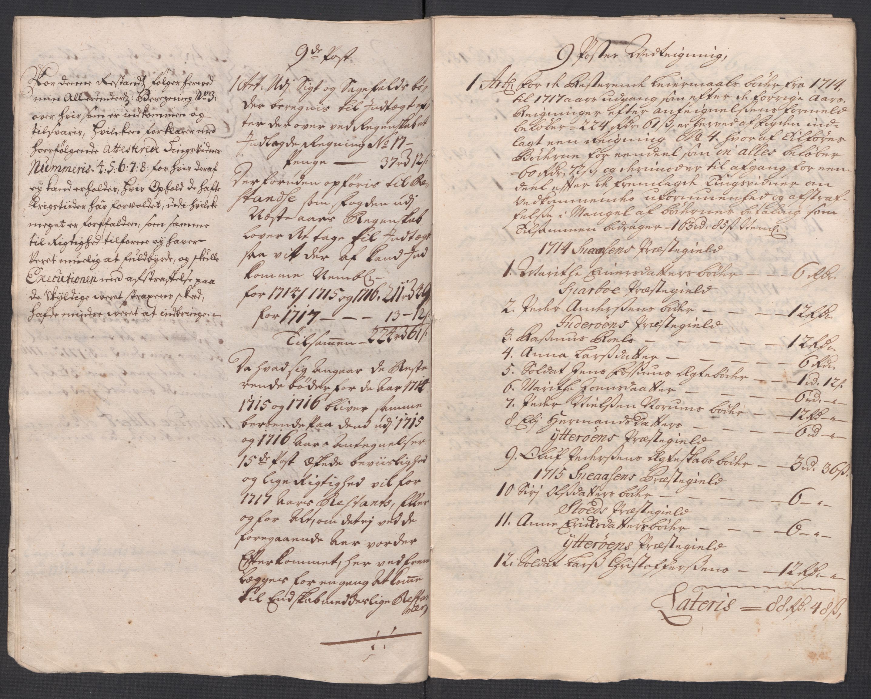 Rentekammeret inntil 1814, Reviderte regnskaper, Fogderegnskap, AV/RA-EA-4092/R63/L4325: Fogderegnskap Inderøy, 1717, p. 353