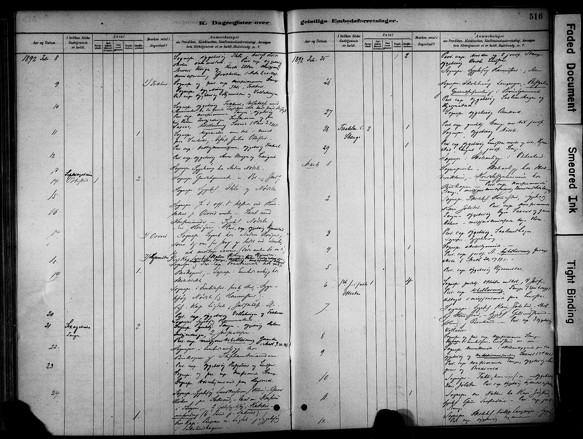 Stange prestekontor, AV/SAH-PREST-002/K/L0017: Parish register (official) no. 17, 1880-1893, p. 516