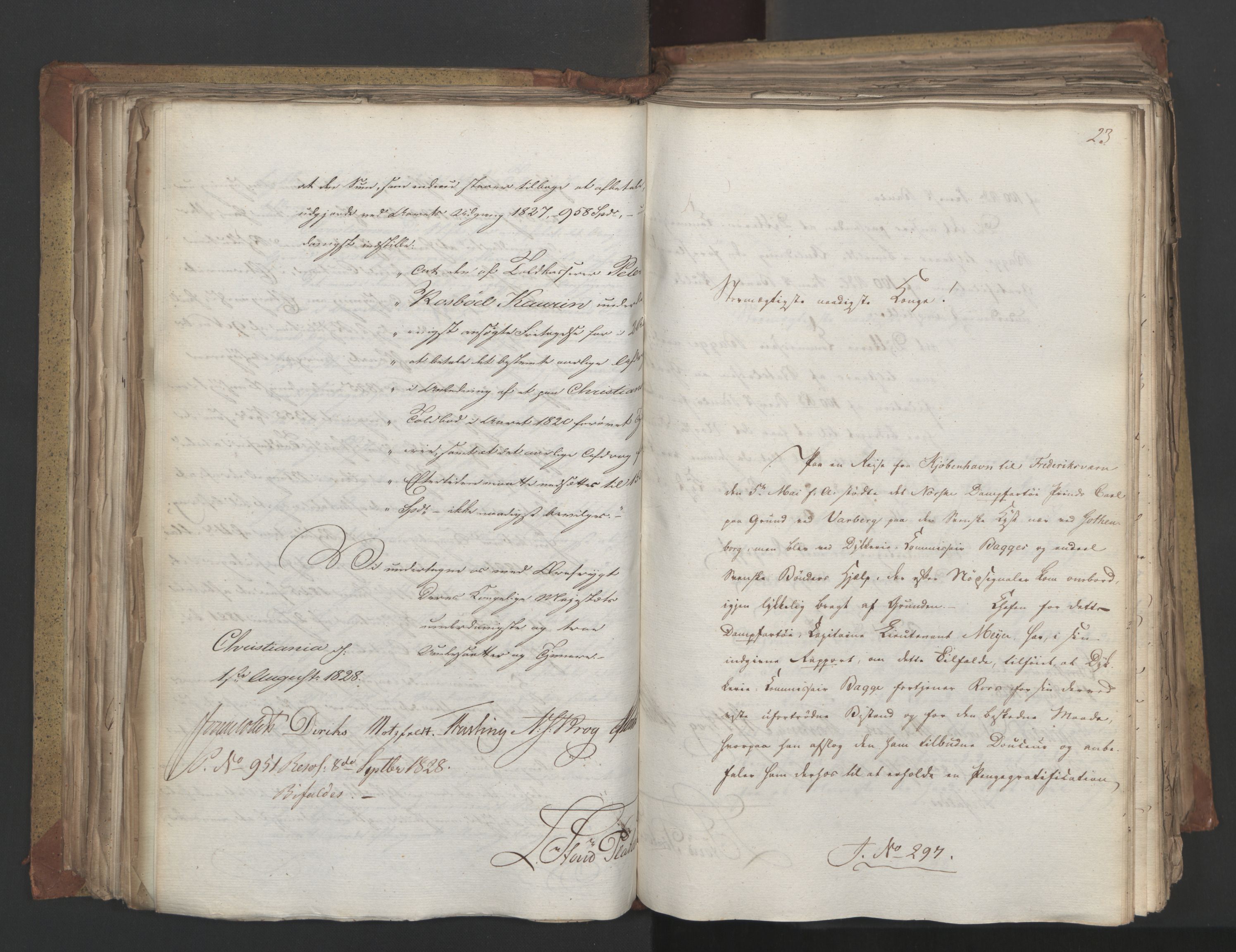 Statsrådsavdelingen i Stockholm, RA/S-1003/D/Da/L0055: Regjeringsinnstillinger nr. 231-435, 1828, p. 226