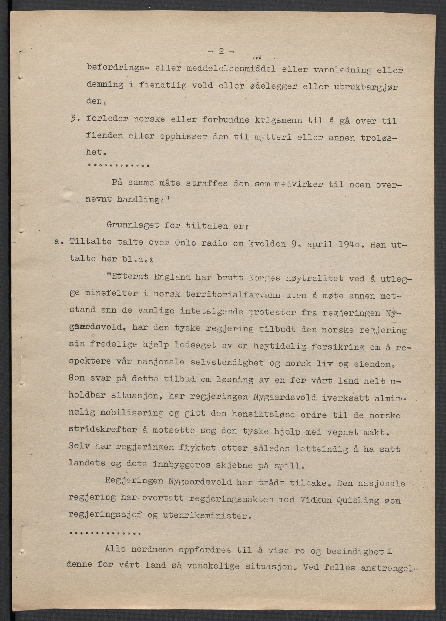 Landssvikarkivet, Oslo politikammer, AV/RA-S-3138-01/D/Da/L0003: Dnr. 29, 1945, p. 3425