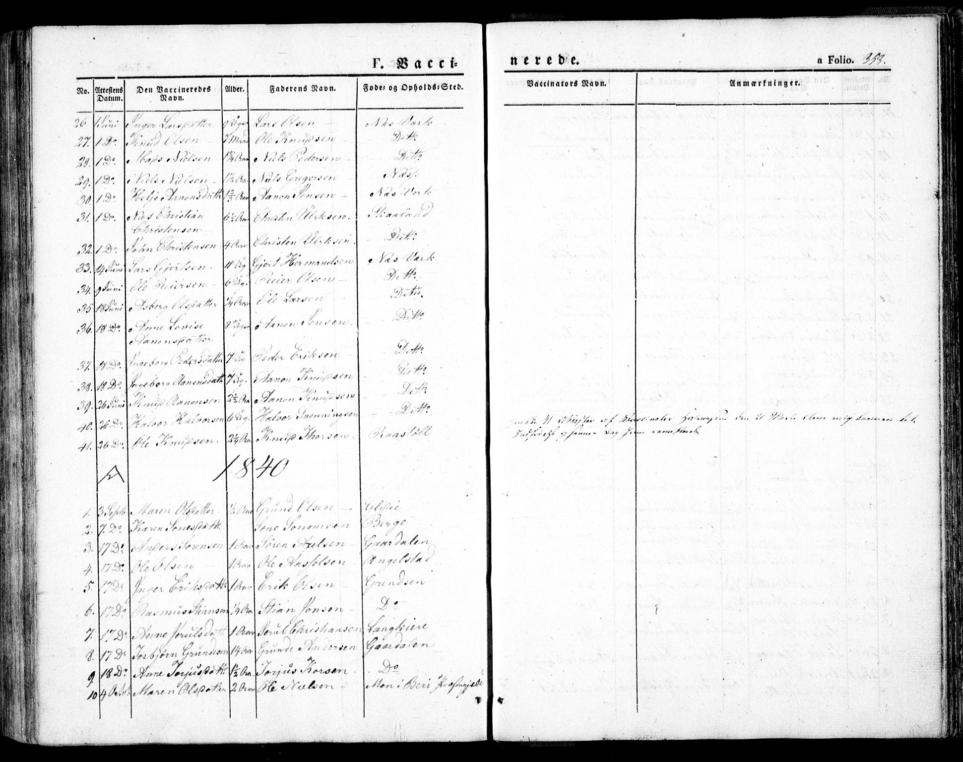 Holt sokneprestkontor, AV/SAK-1111-0021/F/Fa/L0007: Parish register (official) no. A 7, 1836-1848, p. 358