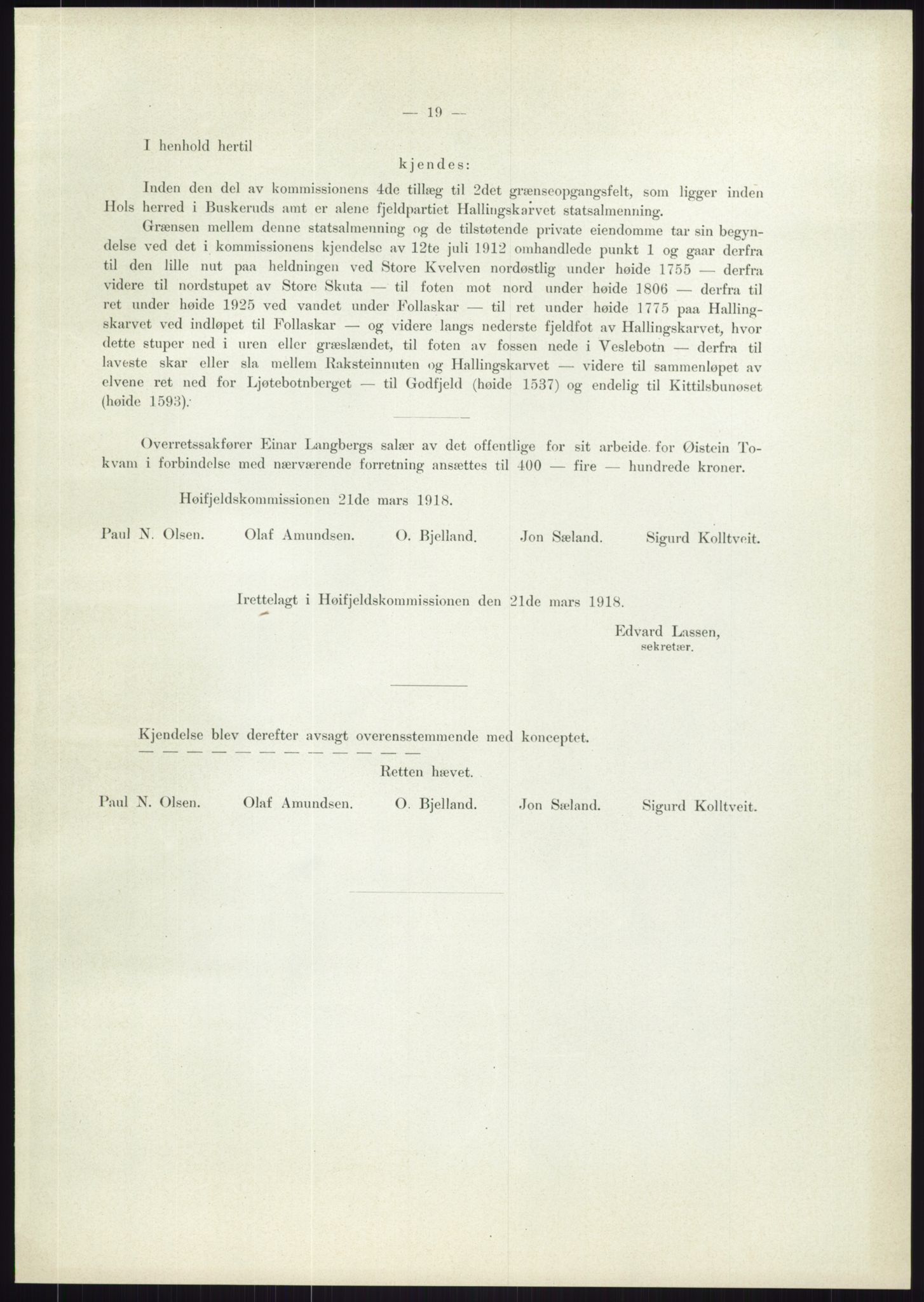 Høyfjellskommisjonen, AV/RA-S-1546/X/Xa/L0001: Nr. 1-33, 1909-1953, p. 977