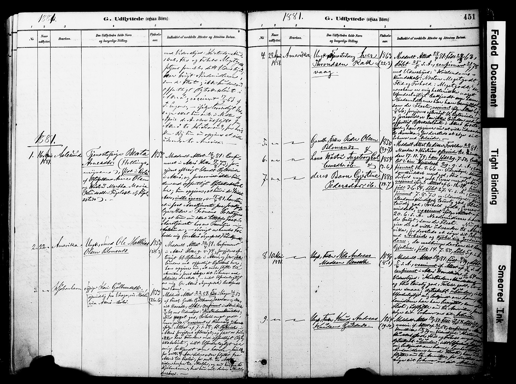 Ministerialprotokoller, klokkerbøker og fødselsregistre - Møre og Romsdal, SAT/A-1454/560/L0721: Parish register (official) no. 560A05, 1878-1917, p. 451