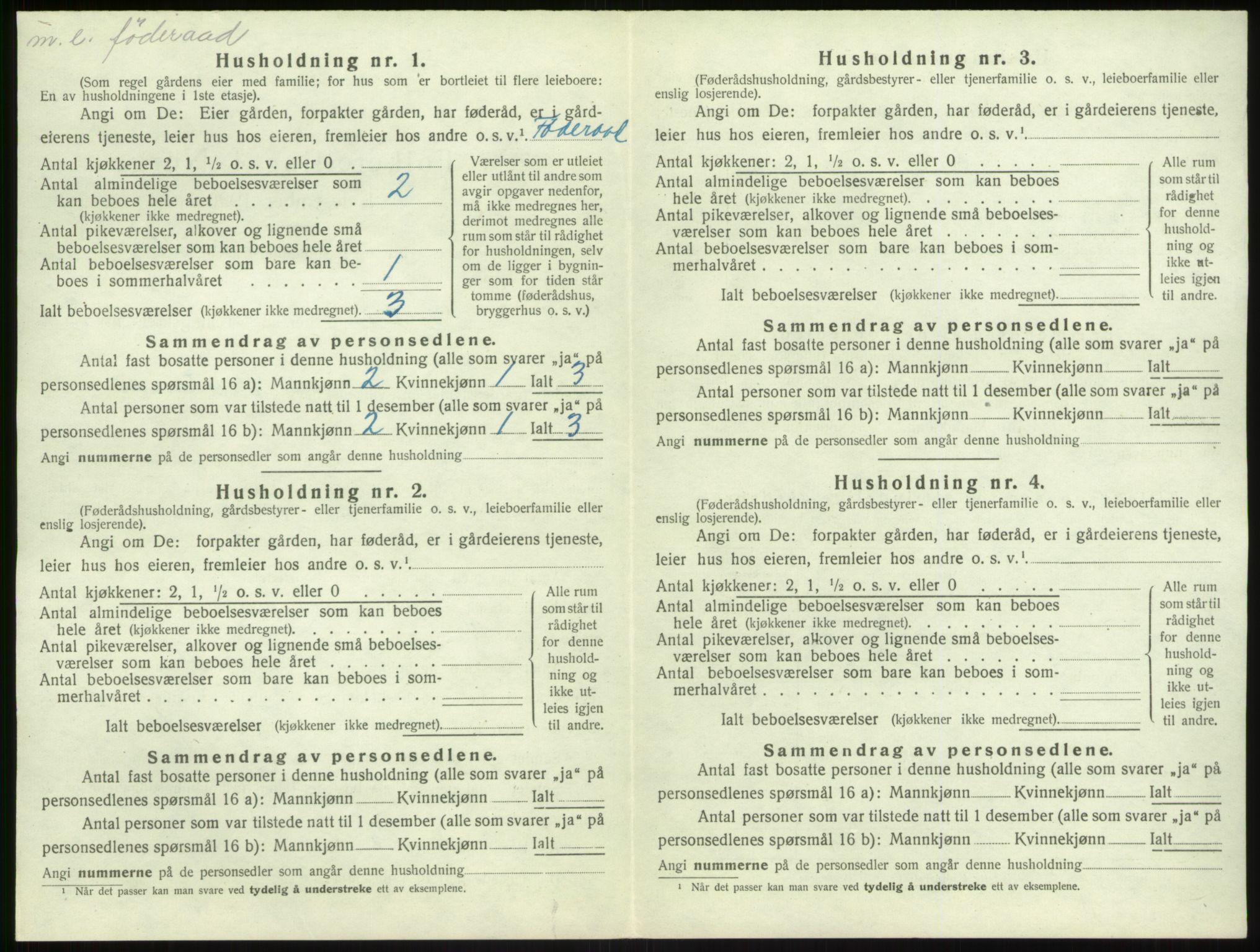 SAB, 1920 census for Solund, 1920, p. 553