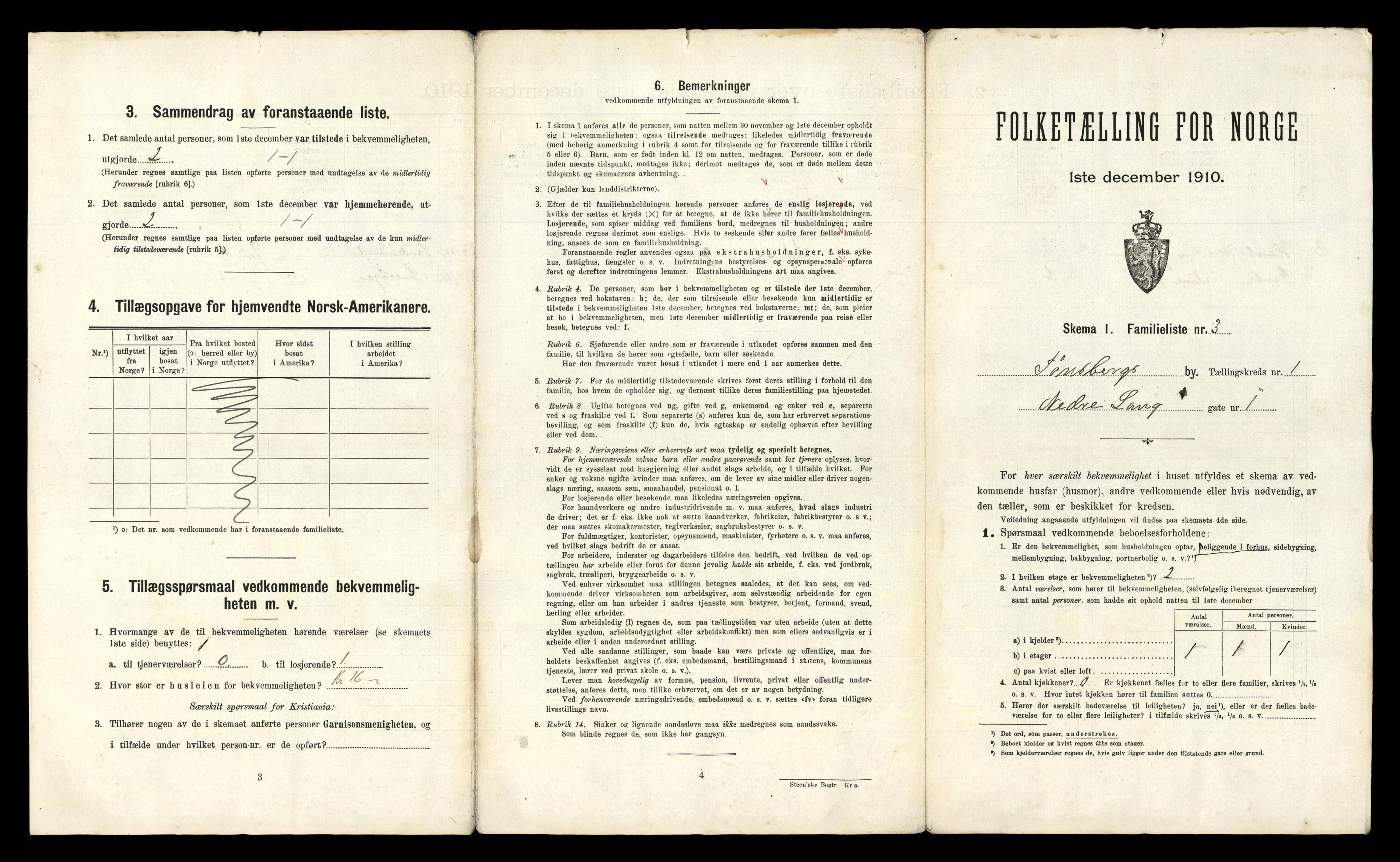 RA, 1910 census for Tønsberg, 1910, p. 103