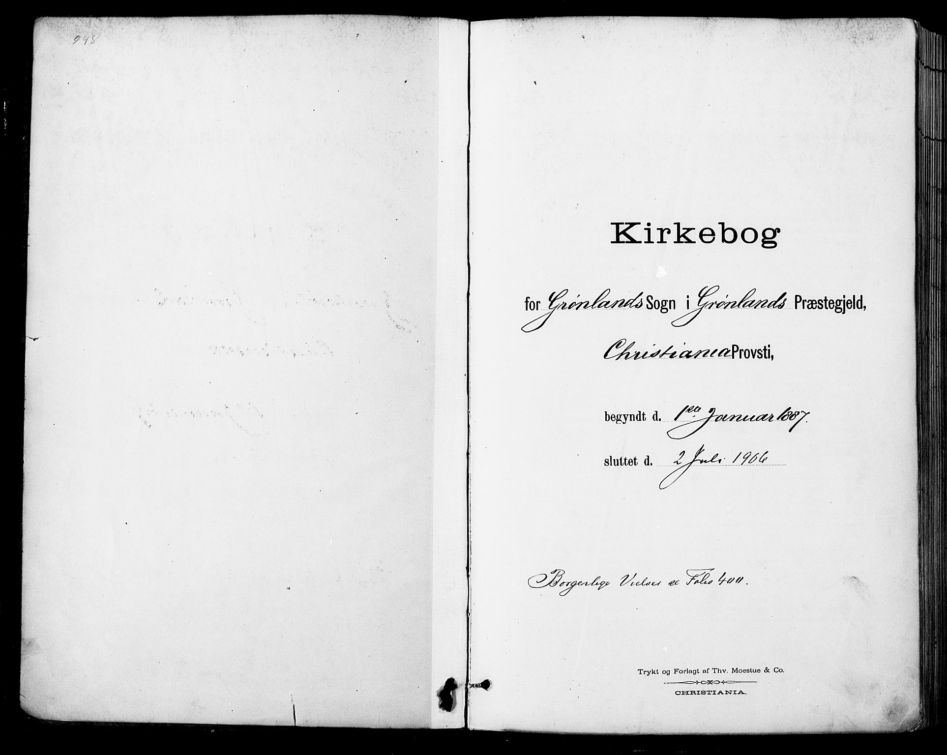 Grønland prestekontor Kirkebøker, AV/SAO-A-10848/F/Fa/L0013: Parish register (official) no. 13, 1887-1906