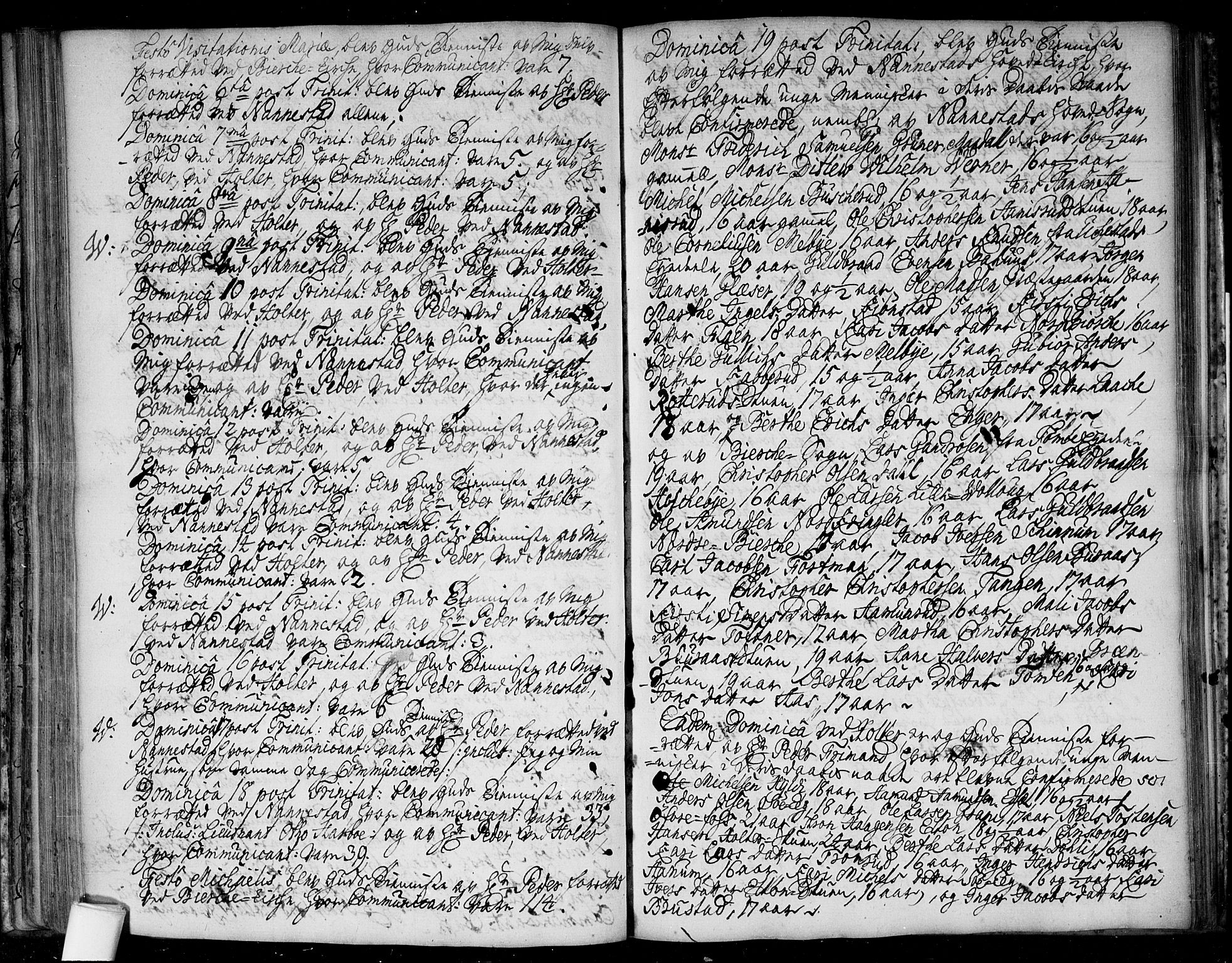 Nannestad prestekontor Kirkebøker, AV/SAO-A-10414a/F/Fa/L0004: Parish register (official) no. I 4, 1716-1753