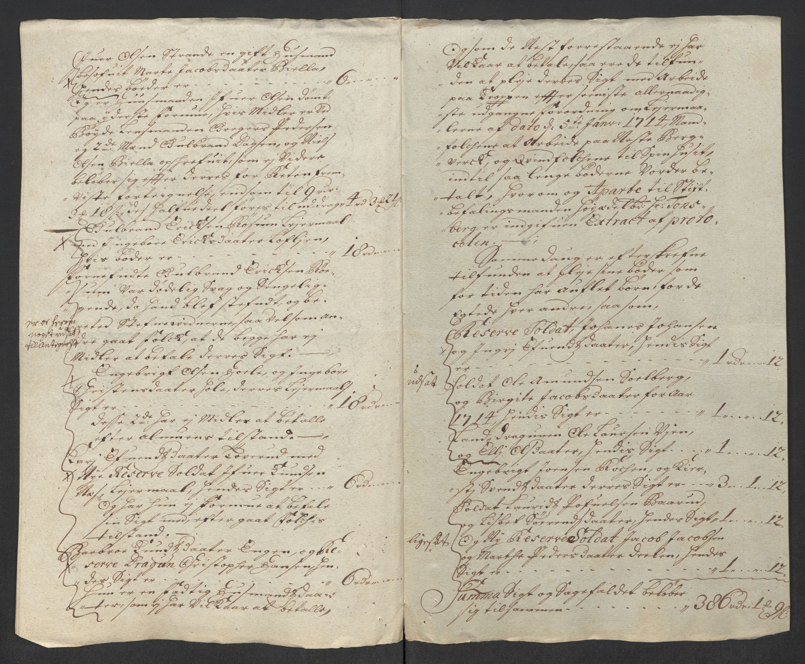 Rentekammeret inntil 1814, Reviderte regnskaper, Fogderegnskap, RA/EA-4092/R18/L1315: Fogderegnskap Hadeland, Toten og Valdres, 1716, p. 306