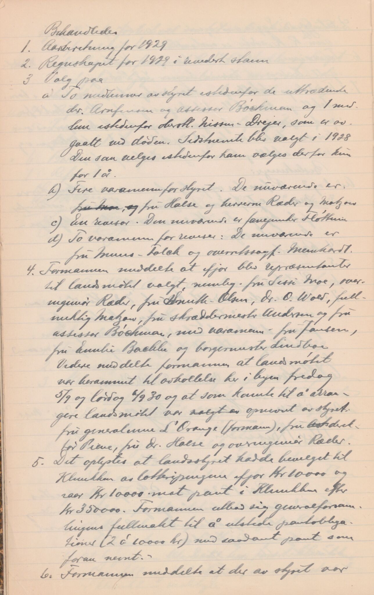 Trondheim Røde Kors, TRKO/PA-1204/A/Aa/L0002: Møtebok, 1929-1942, p. 18