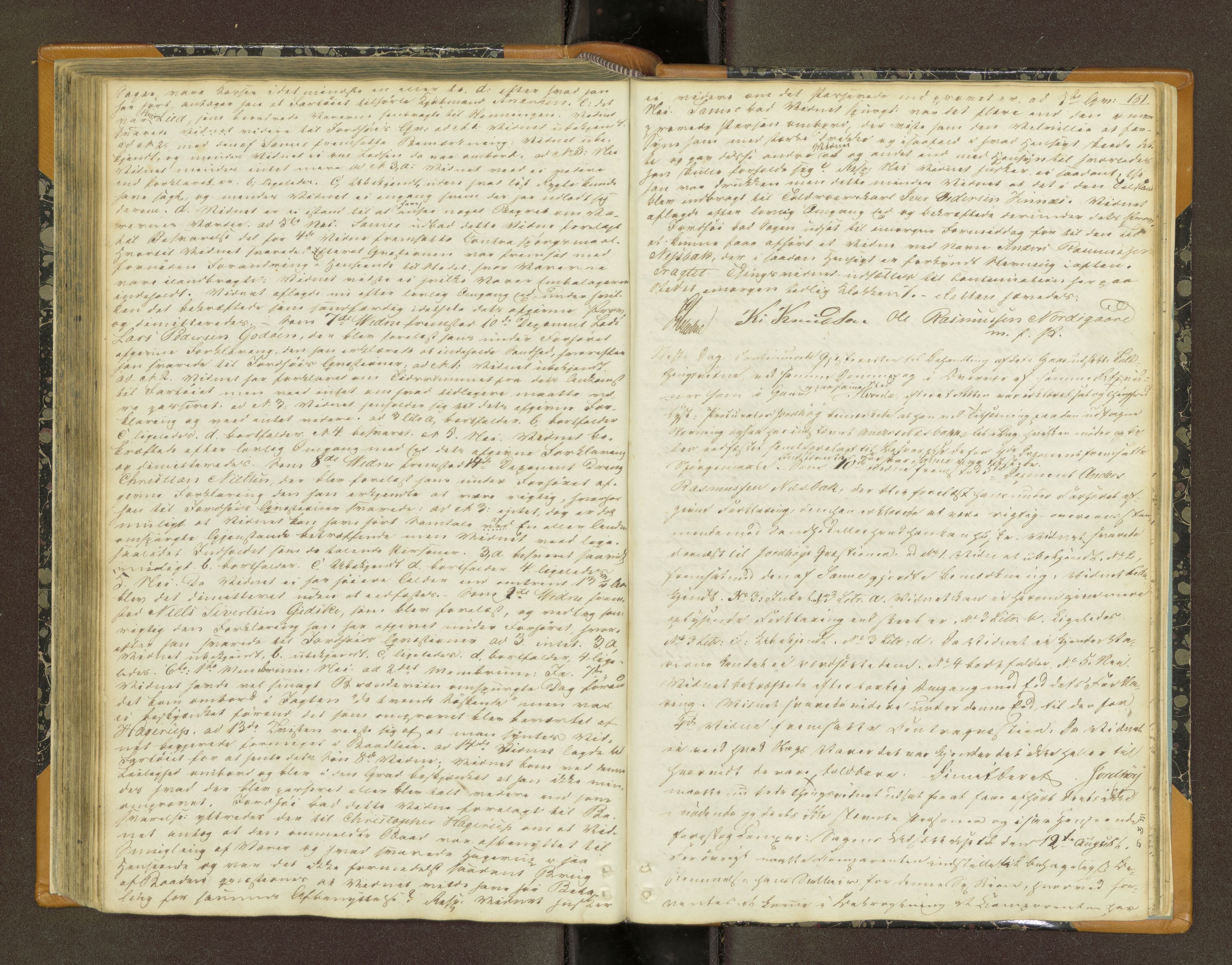 Nordre Sunnmøre sorenskriveri, AV/SAT-A-0006/1/1/1B/L0001: Ekstrarettsprotokoll 1a, 1839-1841, p. 160b-161a