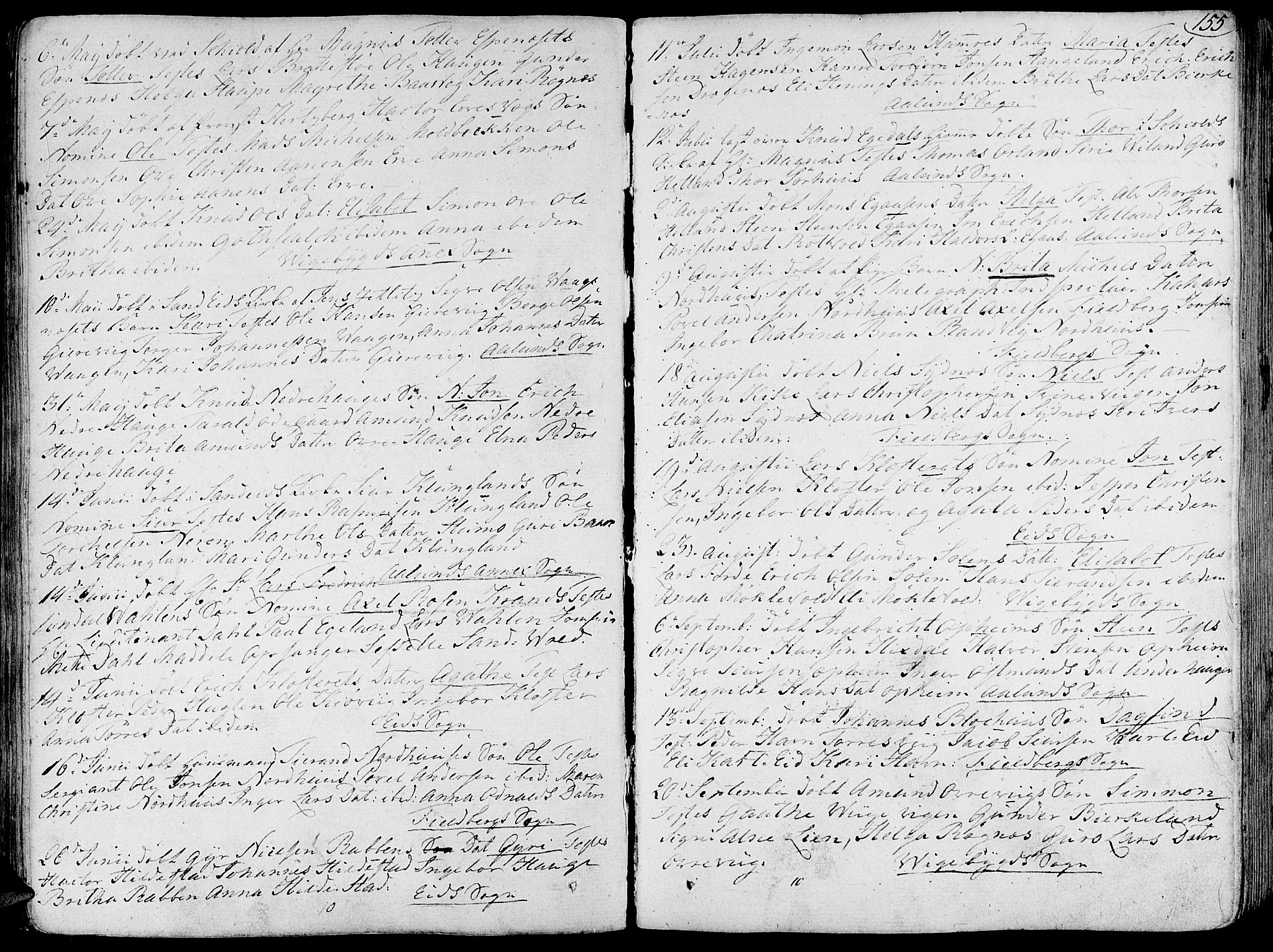Fjelberg sokneprestembete, SAB/A-75201/H/Haa: Parish register (official) no. A 3, 1788-1815, p. 155