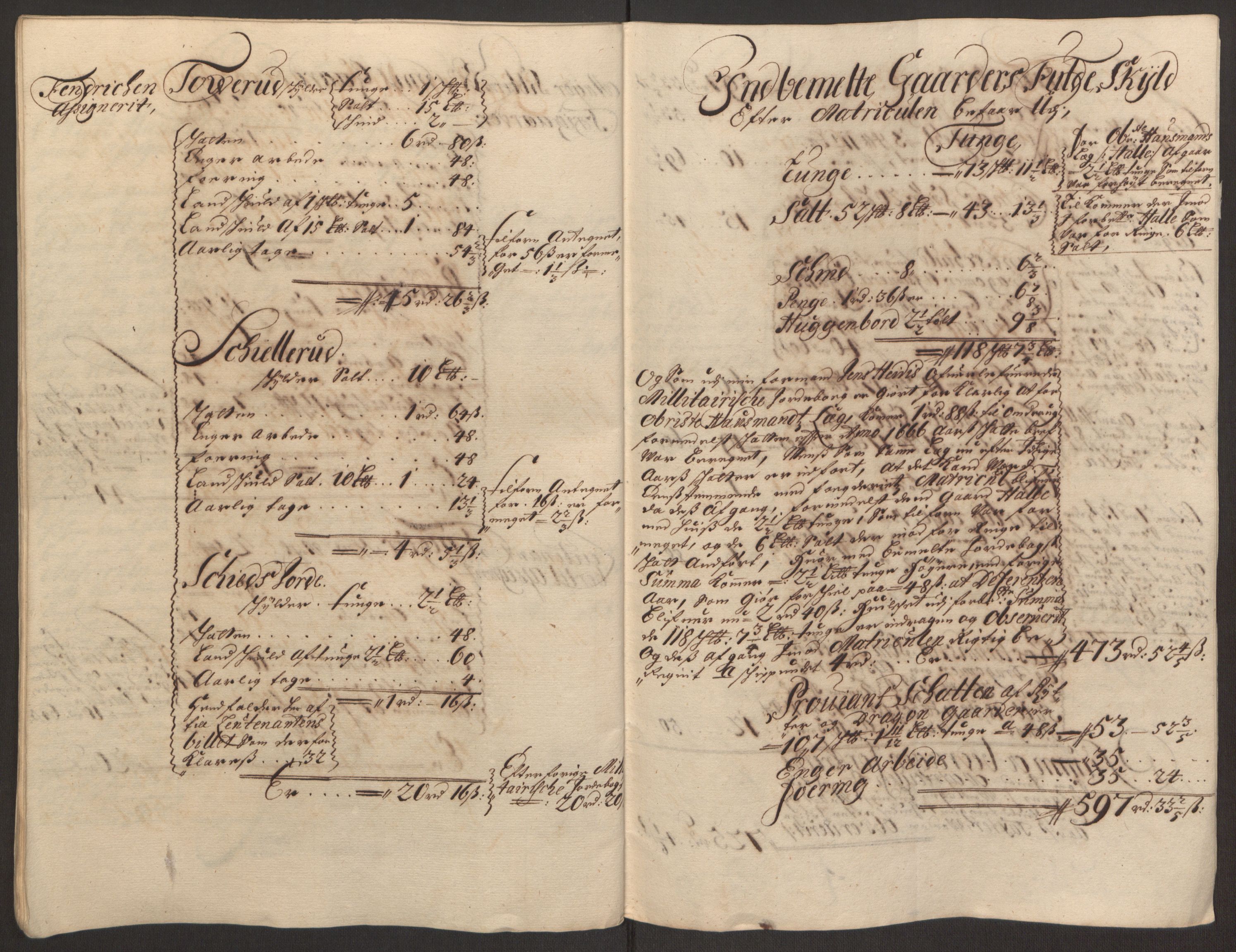 Rentekammeret inntil 1814, Reviderte regnskaper, Fogderegnskap, AV/RA-EA-4092/R10/L0438: Fogderegnskap Aker og Follo, 1694, p. 252