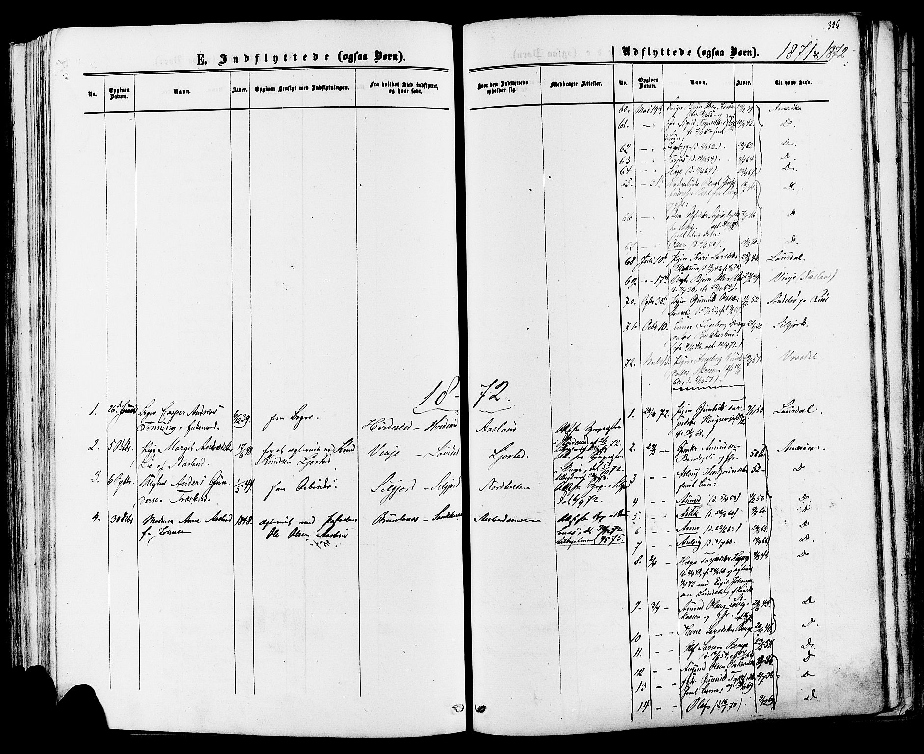 Mo kirkebøker, SAKO/A-286/F/Fa/L0006: Parish register (official) no. I 6, 1865-1885, p. 326