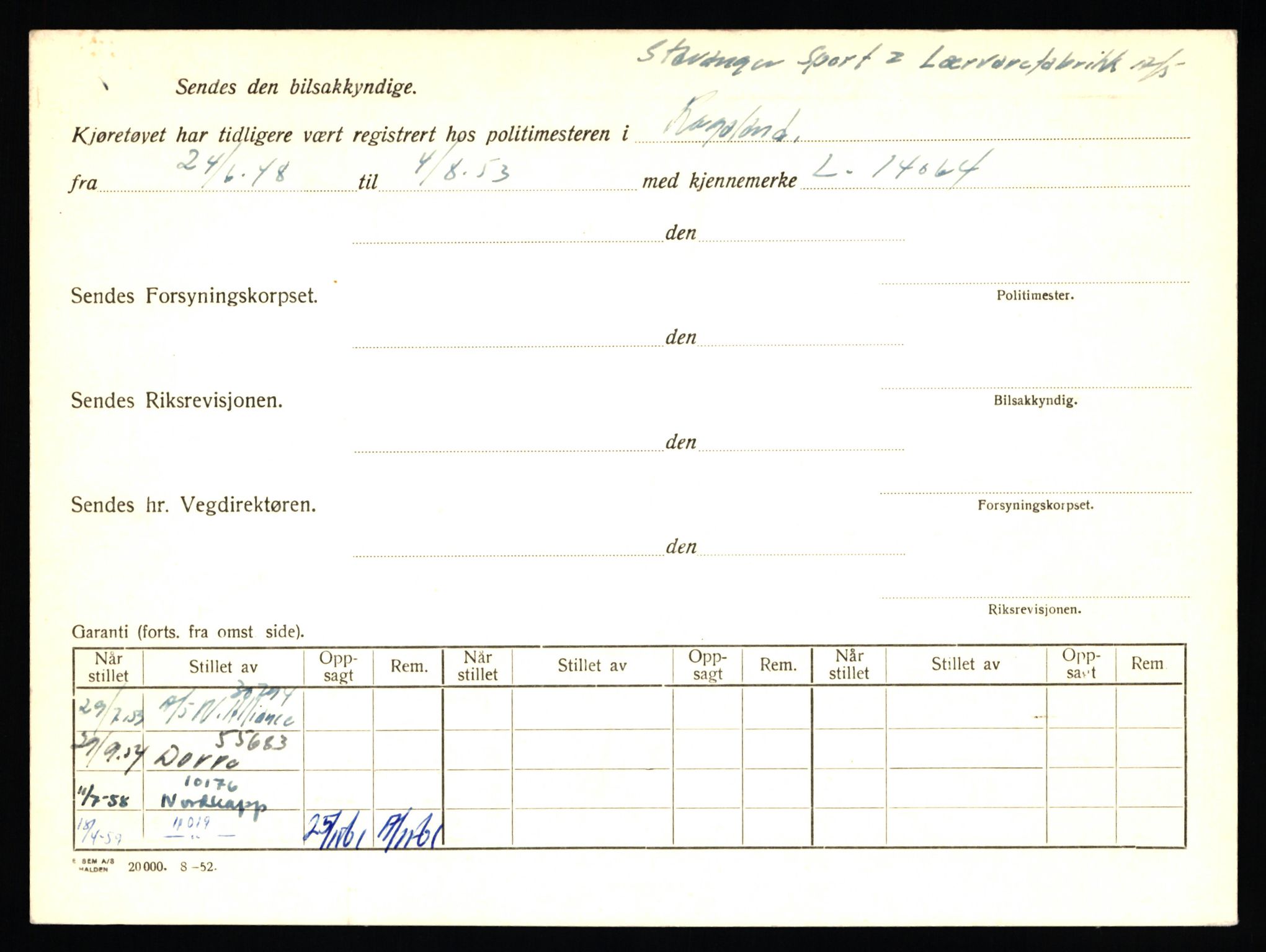 Stavanger trafikkstasjon, SAST/A-101942/0/F/L0038: L-21500 - L-22252, 1930-1971, p. 1866