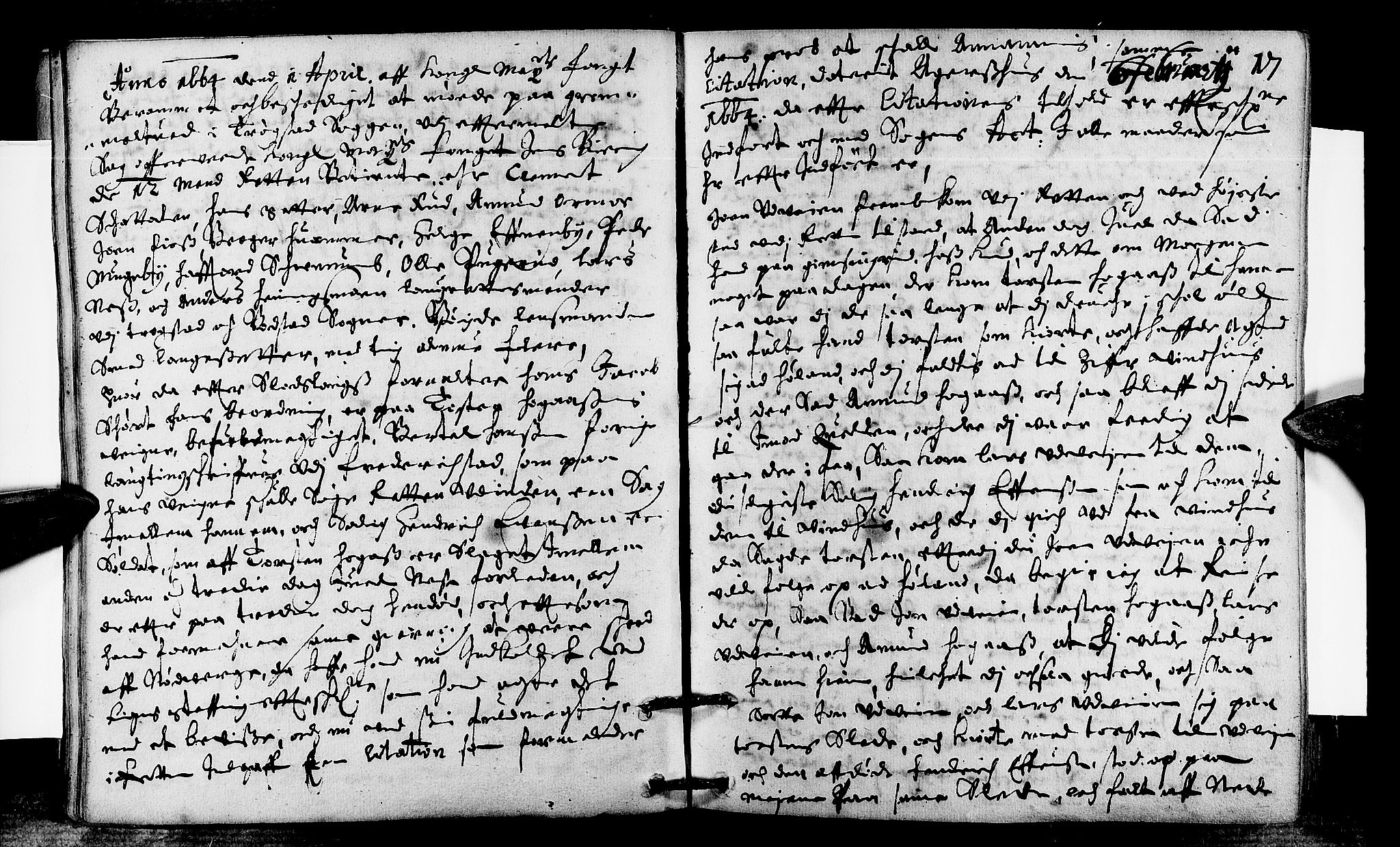 Heggen og Frøland sorenskriveri I, AV/SAO-A-11556/F/Fb/L0006: Tingbok, 1664, p. 16b-17a