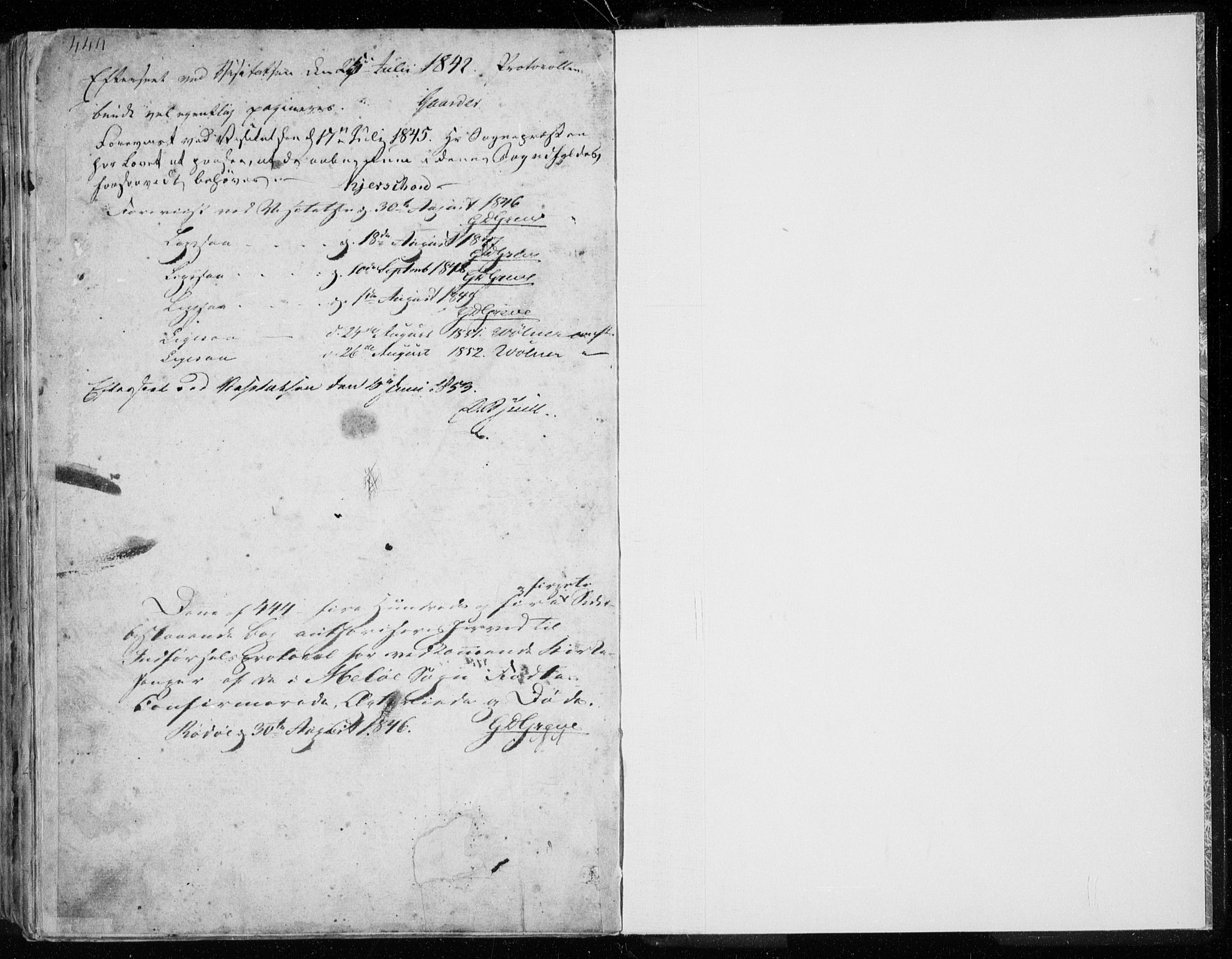 Ministerialprotokoller, klokkerbøker og fødselsregistre - Nordland, SAT/A-1459/843/L0632: Parish register (copy) no. 843C01, 1833-1853, p. 444-445