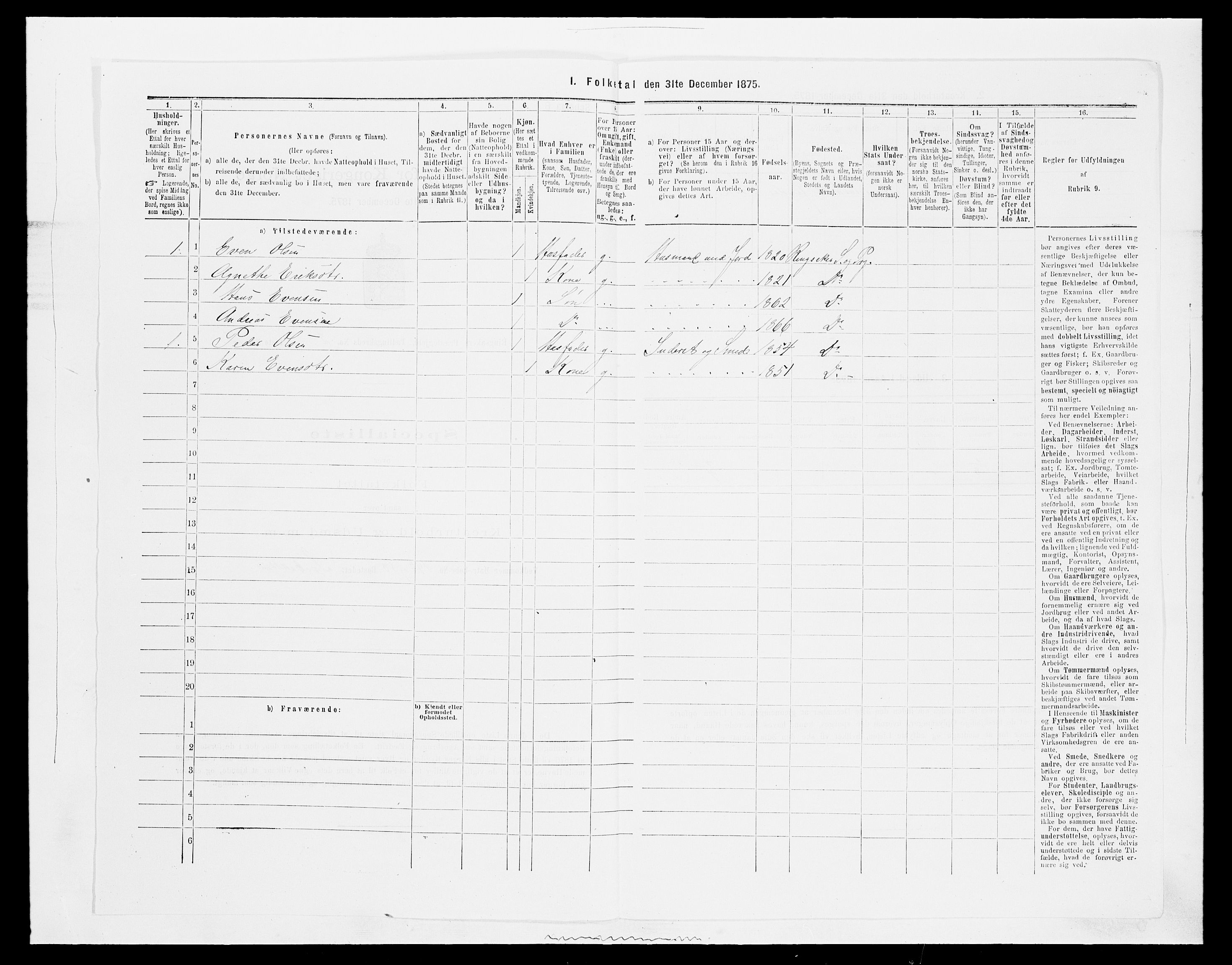 SAH, 1875 census for 0412P Ringsaker, 1875, p. 460