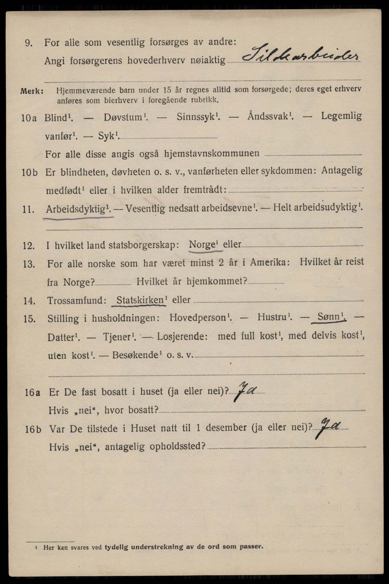 SAST, 1920 census for Haugesund, 1920, p. 29664