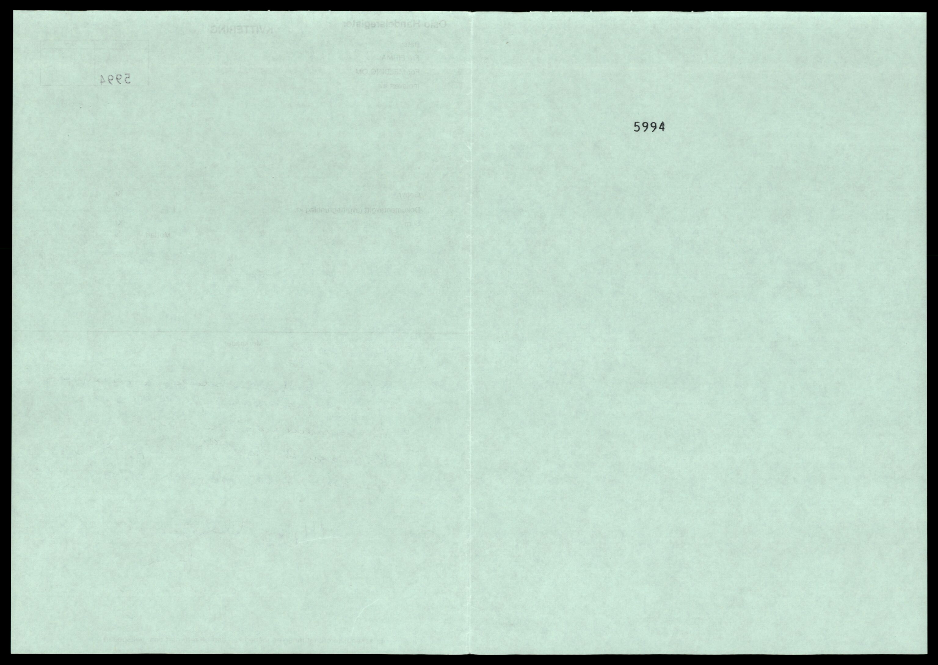 Oslo byfogd, Handelsregisteret, SAT/A-10867/G/Gc/Gca/L0362: Ikke konverterte foretak, Ini-Institut De, 1890-1990, p. 2