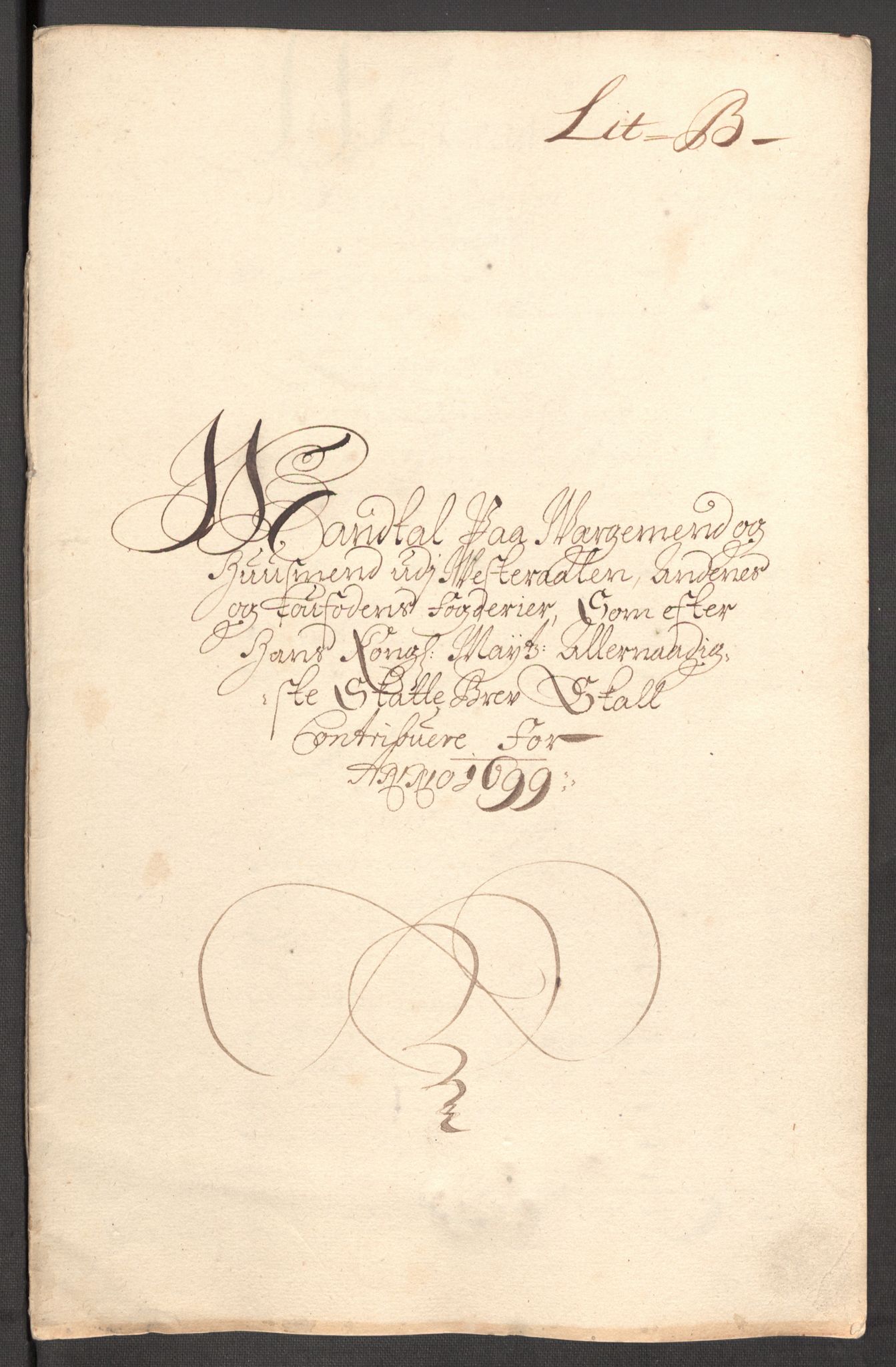 Rentekammeret inntil 1814, Reviderte regnskaper, Fogderegnskap, RA/EA-4092/R67/L4678: Fogderegnskap Vesterålen, Andenes og Lofoten, 1696-1708, p. 269