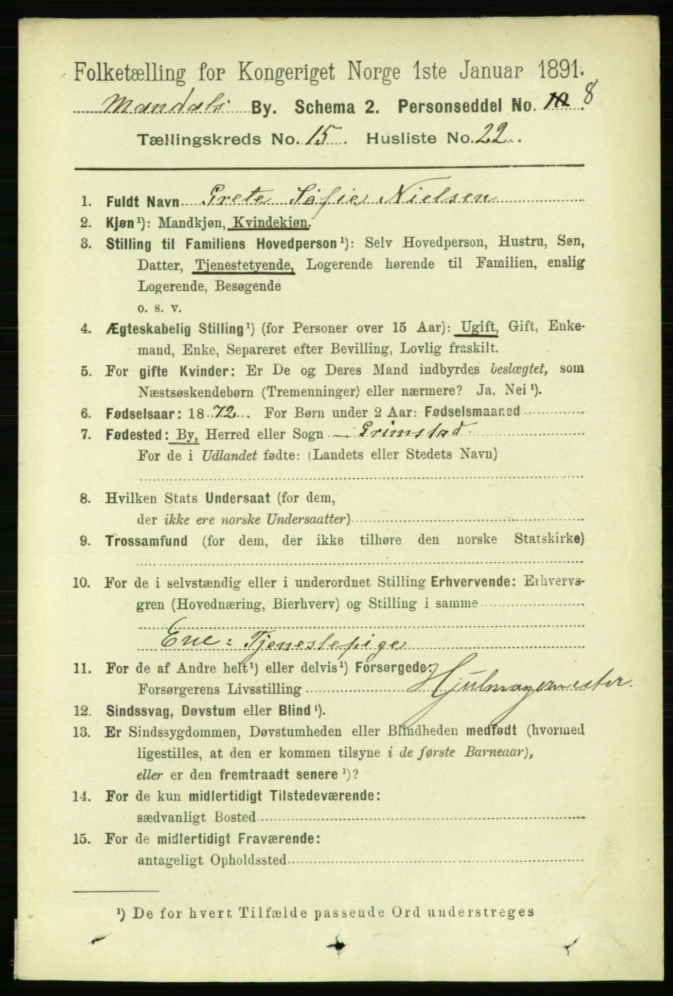 RA, 1891 census for 1002 Mandal, 1891, p. 3459