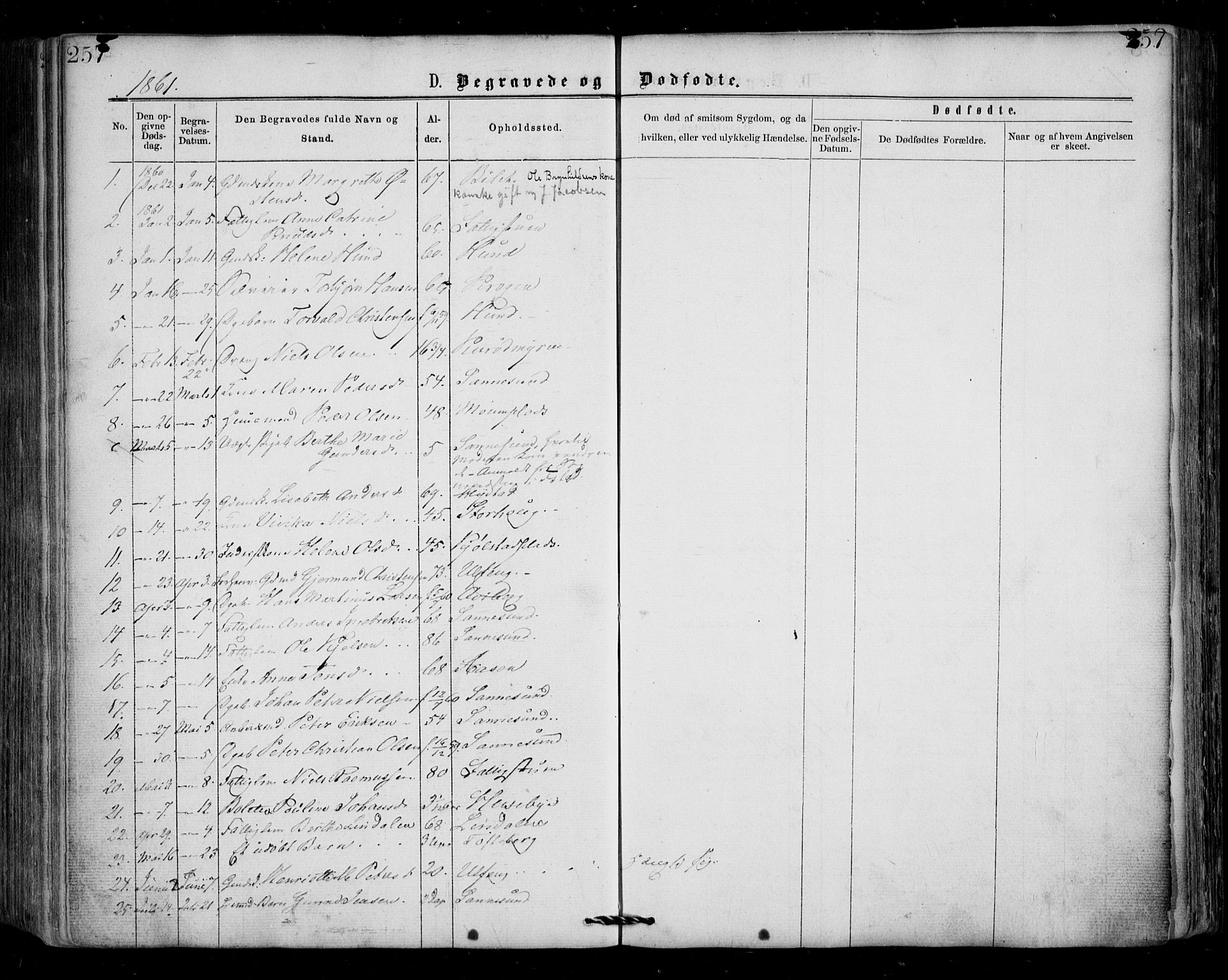 Borge prestekontor Kirkebøker, SAO/A-10903/F/Fa/L0006: Parish register (official) no. I 6, 1861-1874, p. 257