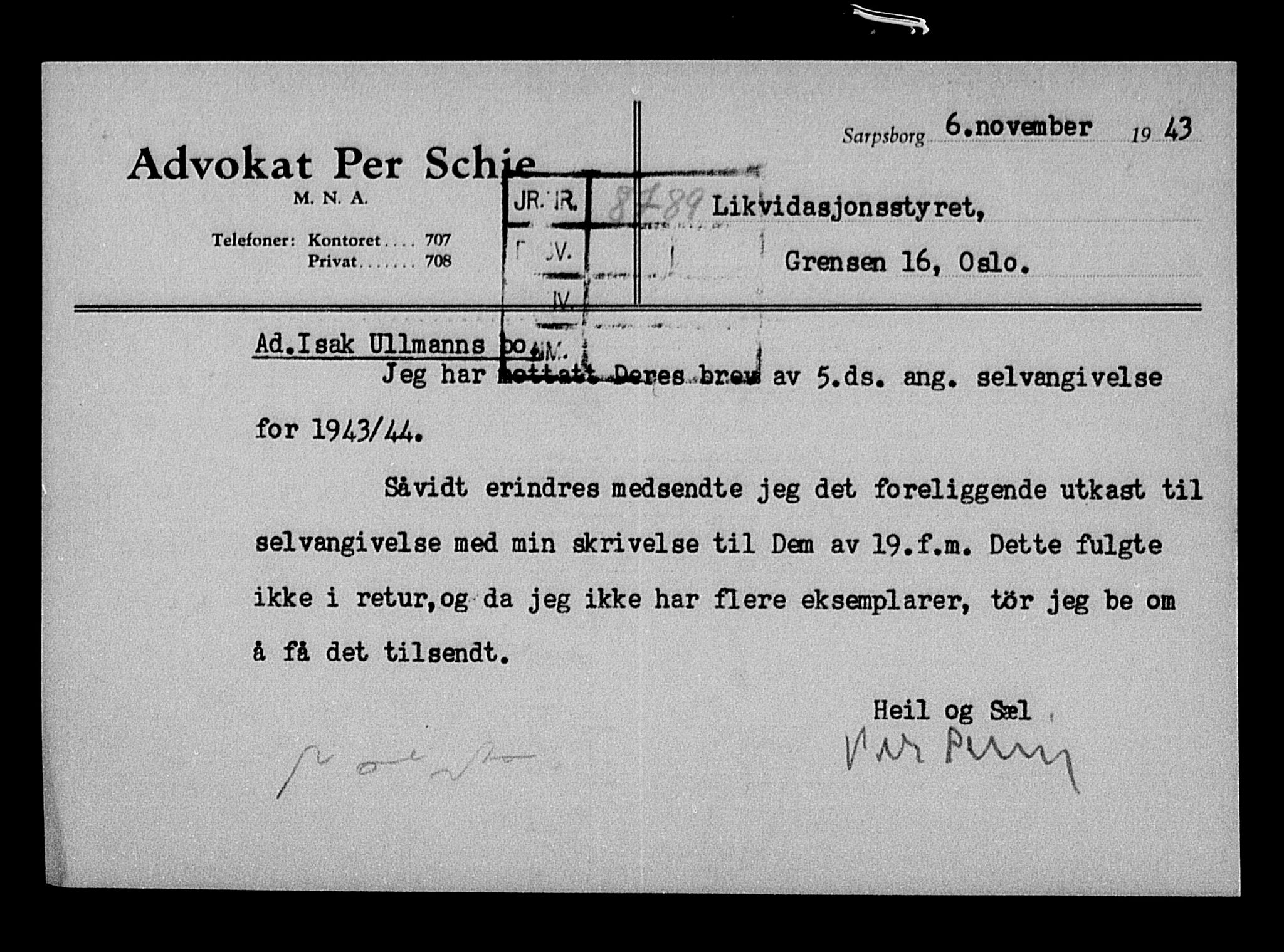 Justisdepartementet, Tilbakeføringskontoret for inndratte formuer, AV/RA-S-1564/H/Hc/Hcd/L1008: --, 1945-1947, p. 563