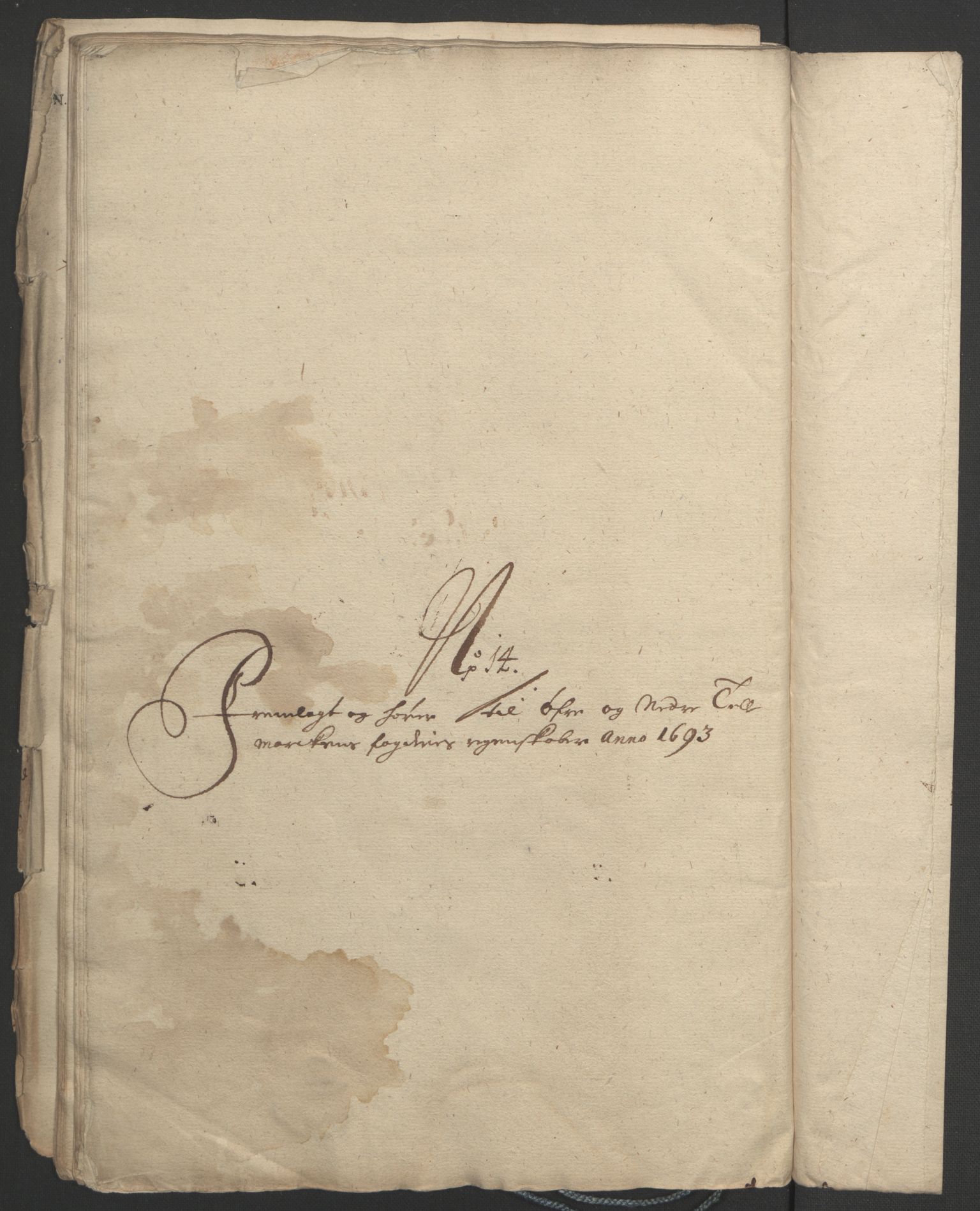 Rentekammeret inntil 1814, Reviderte regnskaper, Fogderegnskap, RA/EA-4092/R35/L2091: Fogderegnskap Øvre og Nedre Telemark, 1690-1693, p. 368