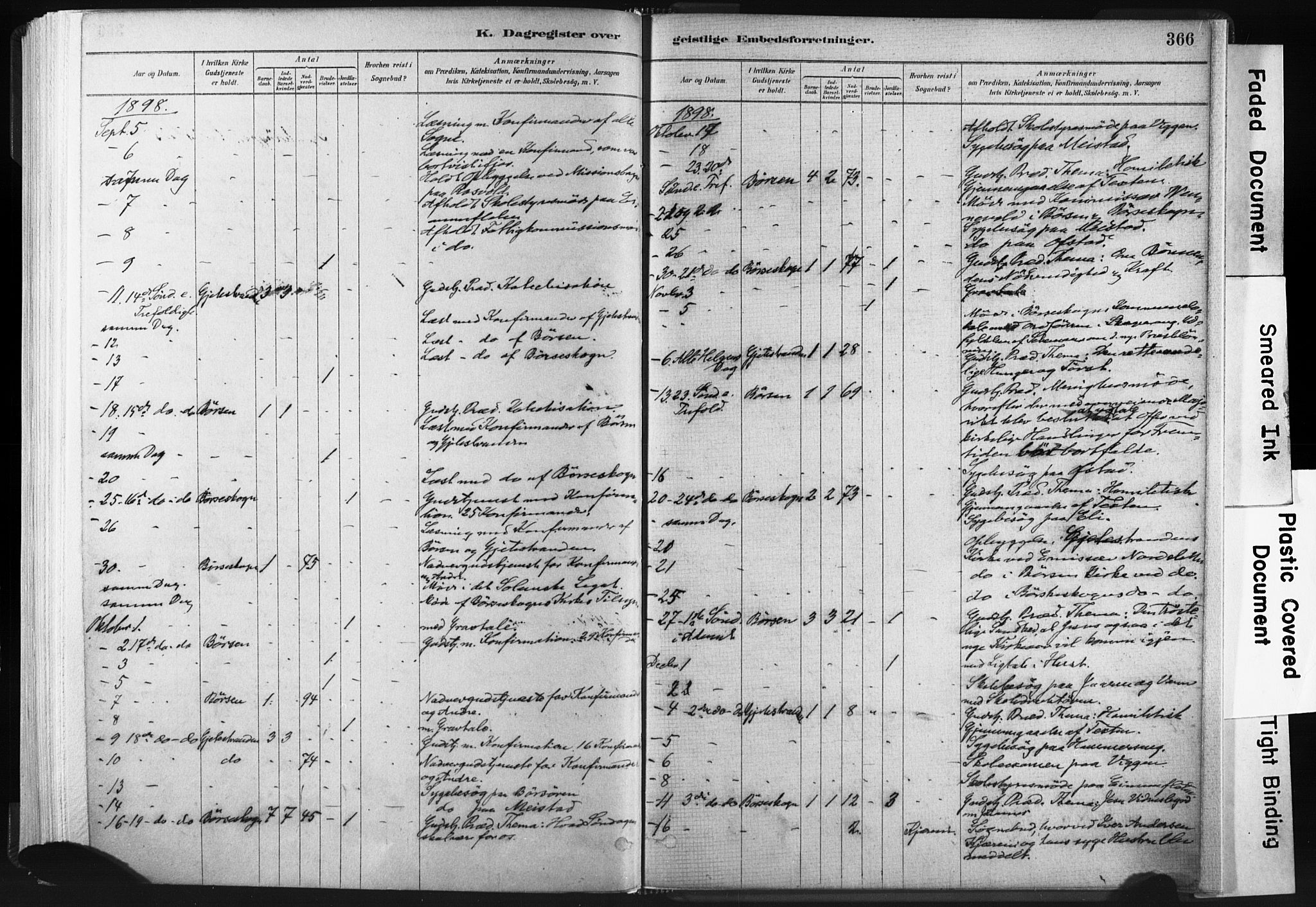 Ministerialprotokoller, klokkerbøker og fødselsregistre - Sør-Trøndelag, AV/SAT-A-1456/665/L0773: Parish register (official) no. 665A08, 1879-1905, p. 366