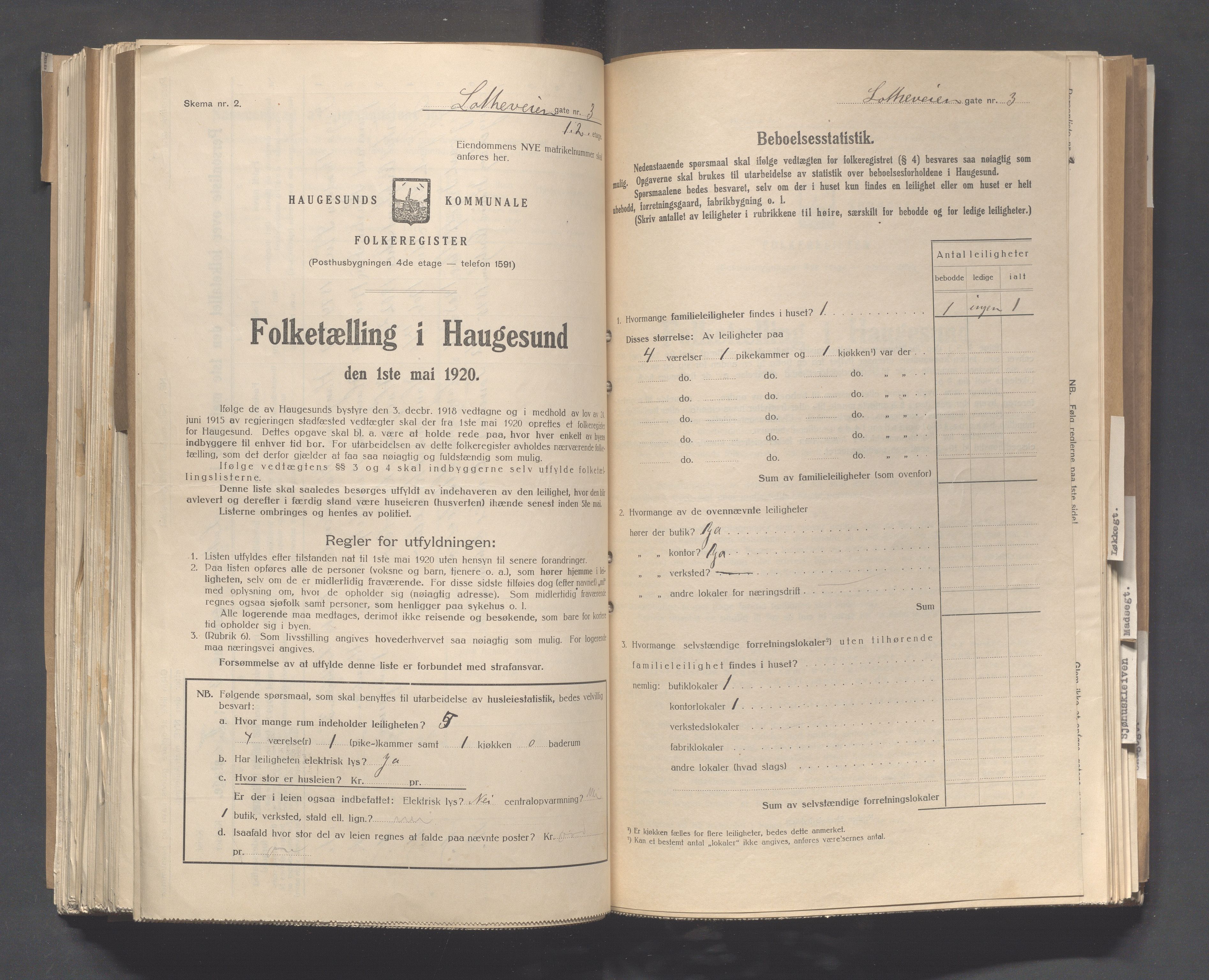 IKAR, Local census 1.5.1920 for Haugesund, 1920, p. 6193