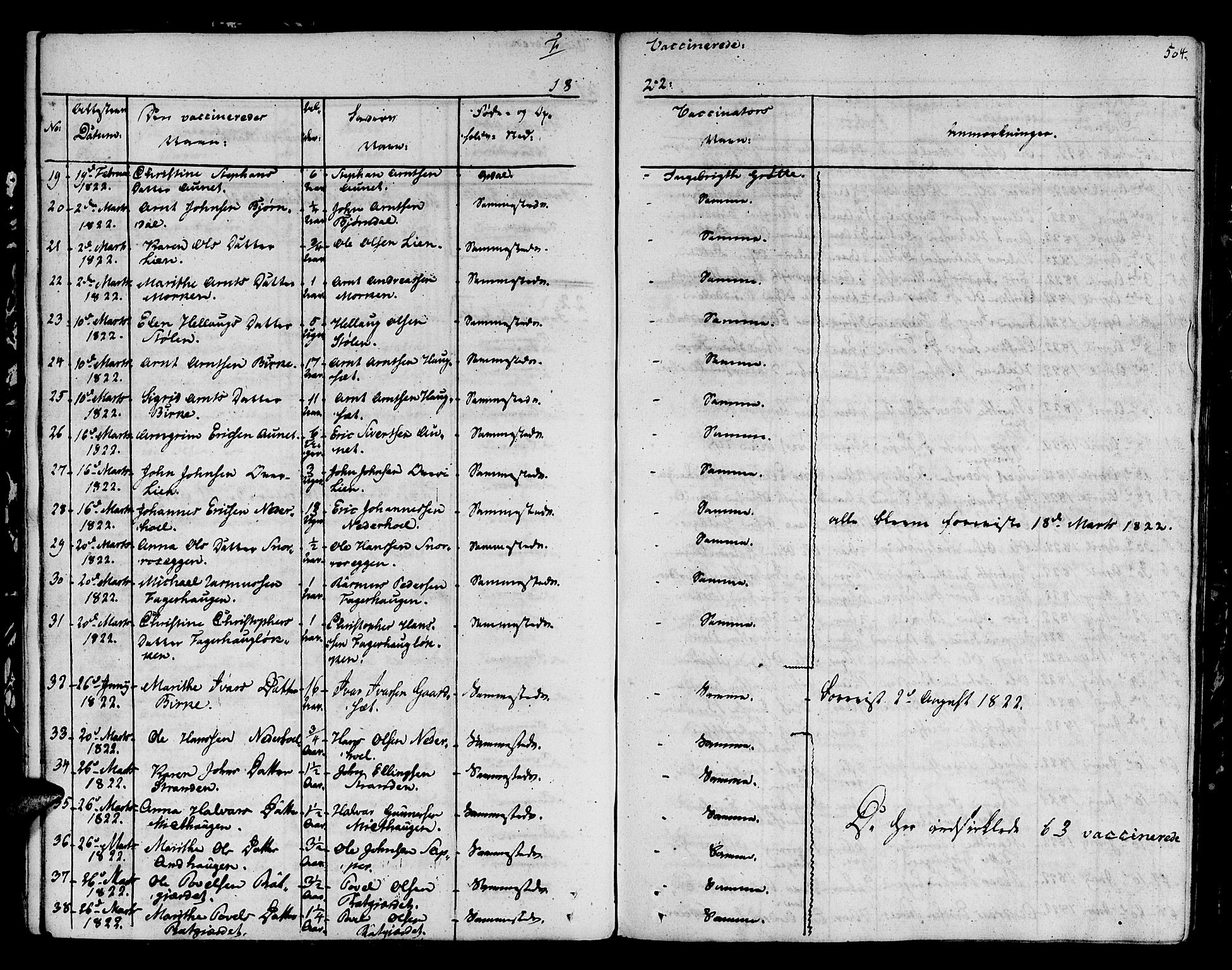 Ministerialprotokoller, klokkerbøker og fødselsregistre - Sør-Trøndelag, SAT/A-1456/678/L0897: Parish register (official) no. 678A06-07, 1821-1847, p. 504