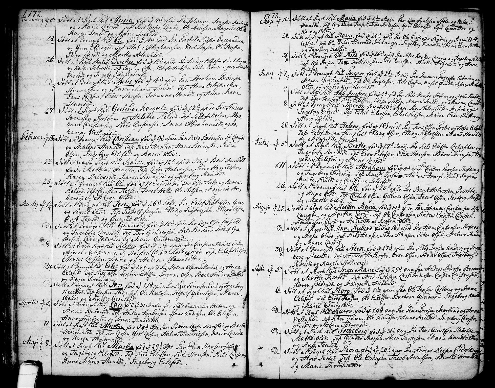 Sannidal kirkebøker, SAKO/A-296/F/Fa/L0002: Parish register (official) no. 2, 1767-1802, p. 35
