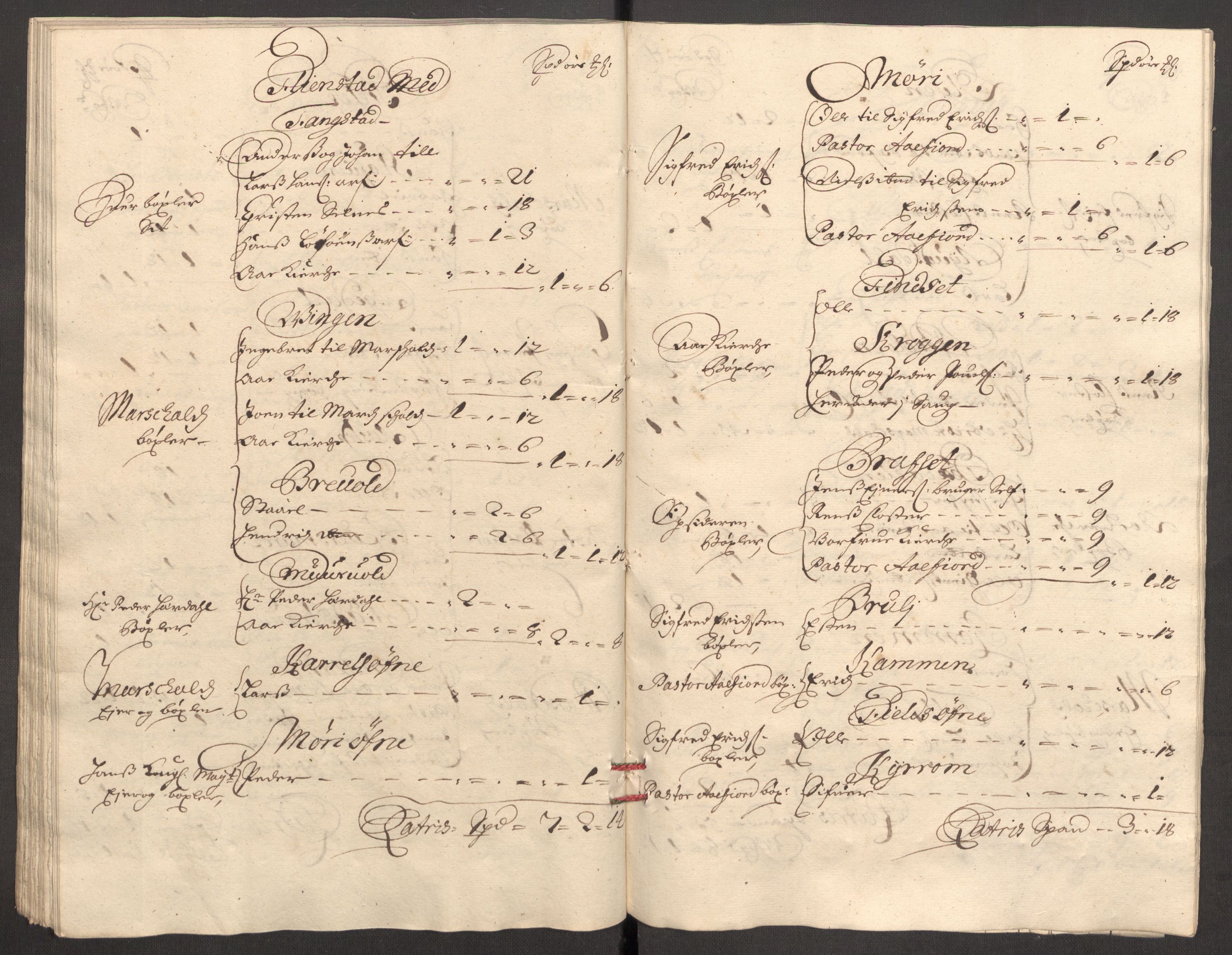 Rentekammeret inntil 1814, Reviderte regnskaper, Fogderegnskap, AV/RA-EA-4092/R57/L3855: Fogderegnskap Fosen, 1702-1703, p. 291