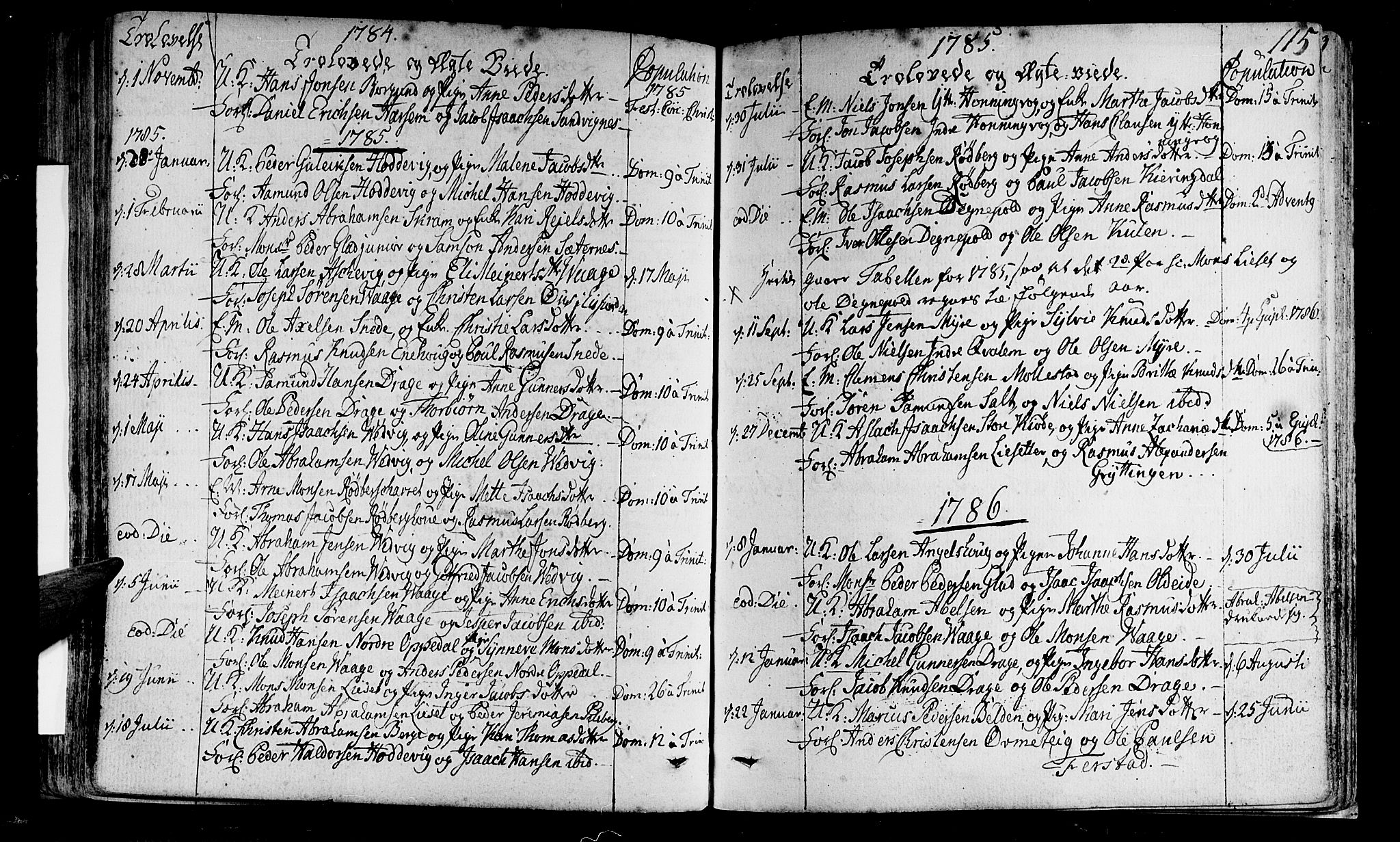 Selje sokneprestembete, AV/SAB-A-99938/H/Ha/Haa/Haaa: Parish register (official) no. A 6, 1782-1806, p. 115