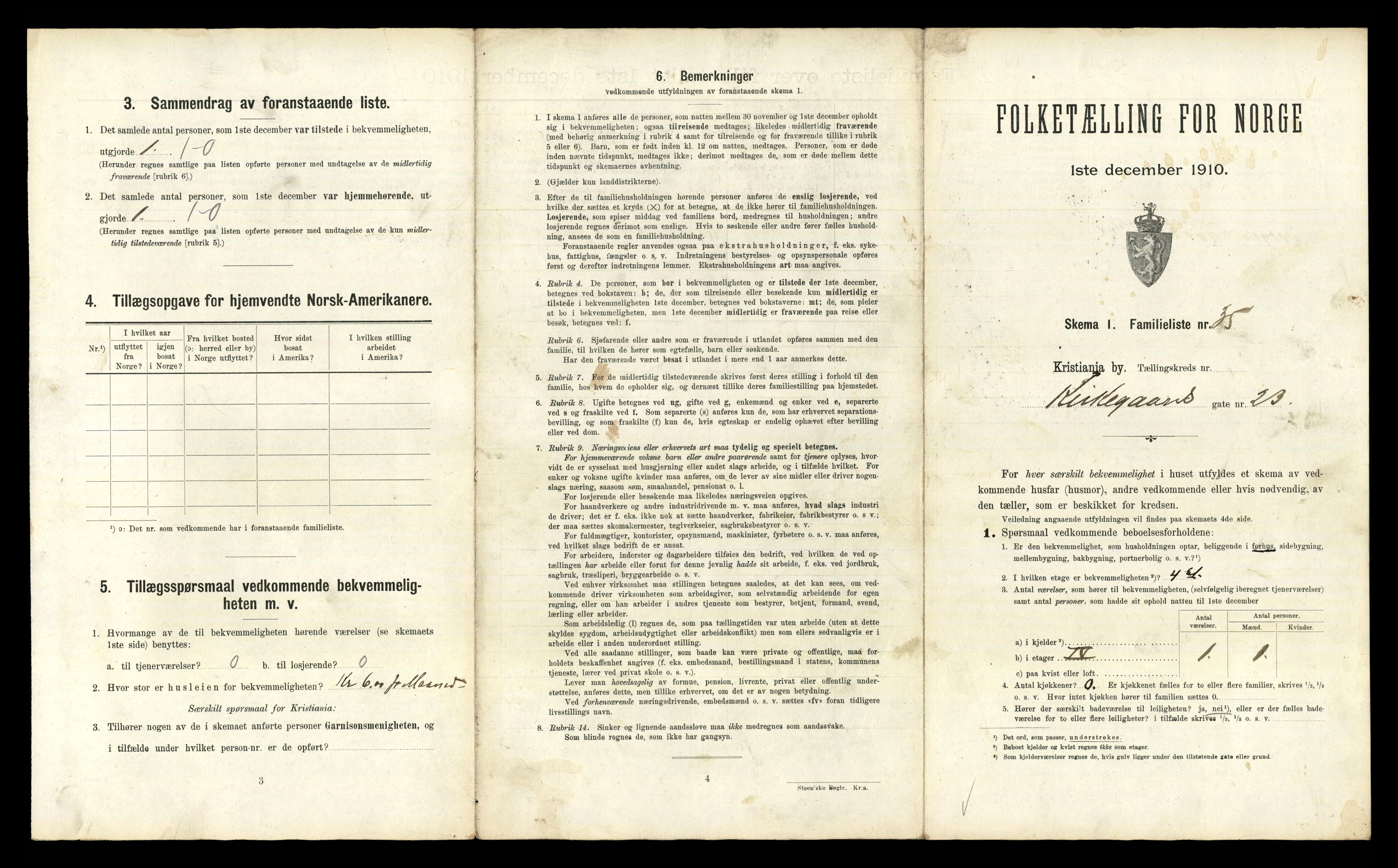 RA, 1910 census for Kristiania, 1910, p. 50057