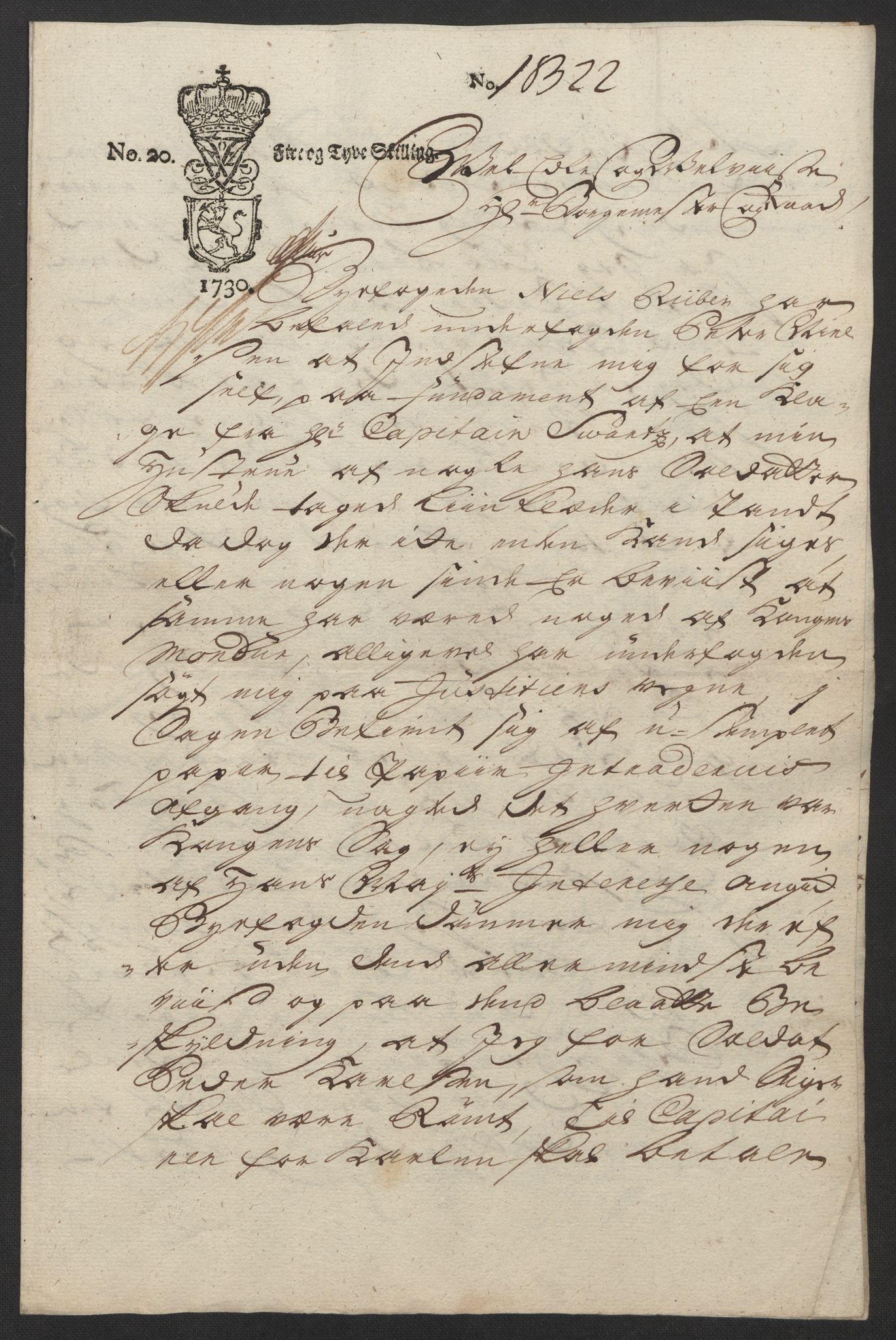 Stattholderembetet 1572-1771, AV/RA-EA-2870/Ef/L0106: Brev fra embetsmenn og andre, 1730-1732, p. 82