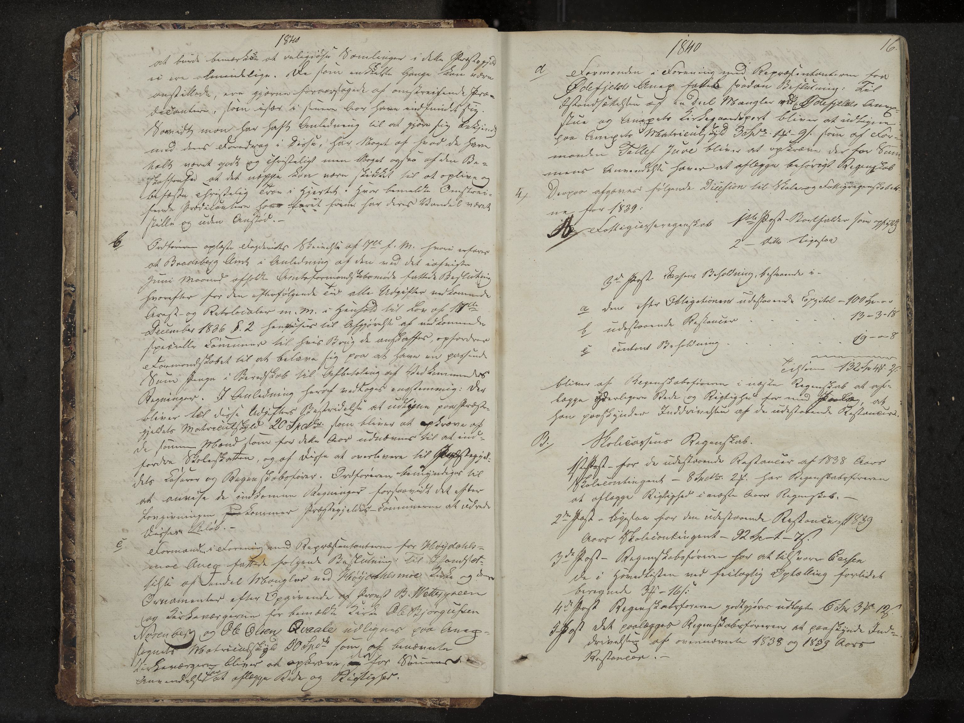 Lårdal formannskap og sentraladministrasjon, IKAK/0833021/A/L0001: Møtebok, 1838-1865, p. 16