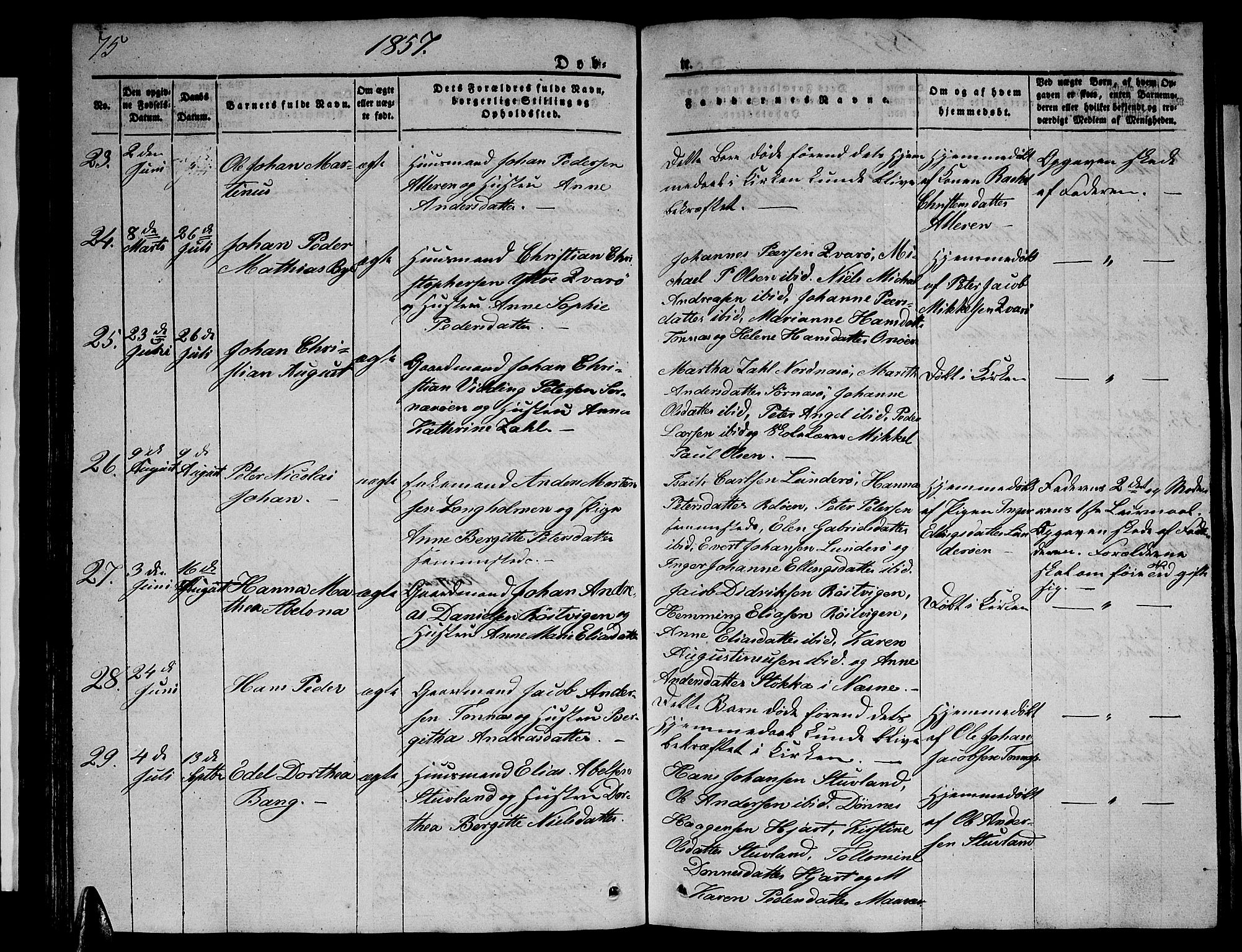 Ministerialprotokoller, klokkerbøker og fødselsregistre - Nordland, AV/SAT-A-1459/839/L0572: Parish register (copy) no. 839C02, 1841-1873, p. 75