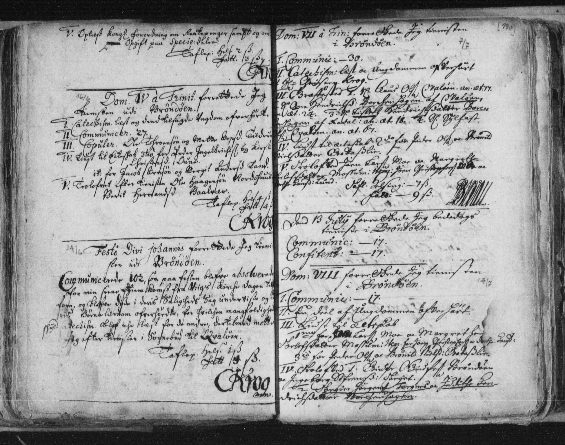 Ministerialprotokoller, klokkerbøker og fødselsregistre - Nordland, SAT/A-1459/813/L0192: Parish register (official) no. 813A02, 1677-1718, p. 190