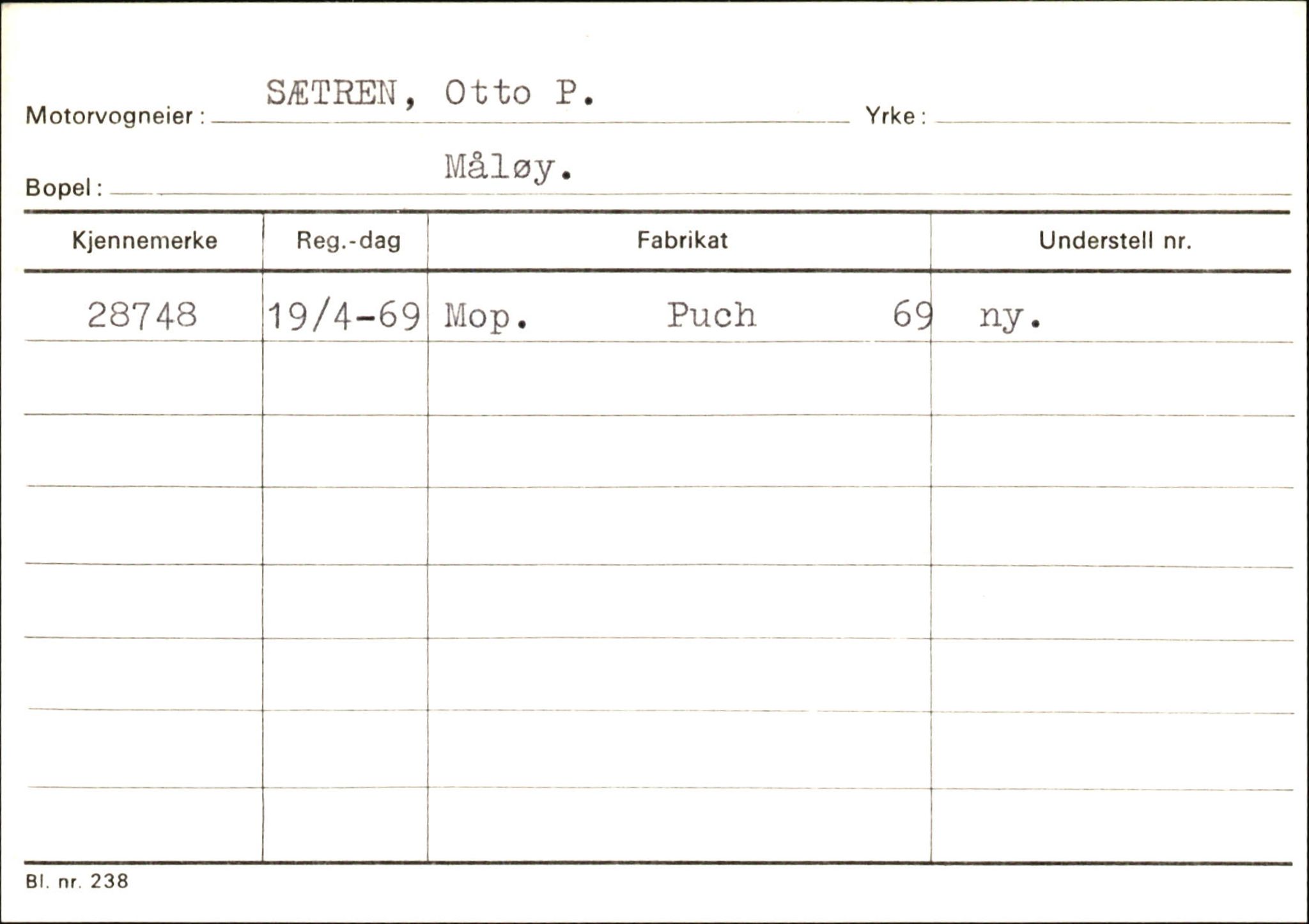 Statens vegvesen, Sogn og Fjordane vegkontor, AV/SAB-A-5301/4/F/L0145: Registerkort Vågsøy S-Å. Årdal I-P, 1945-1975, p. 374