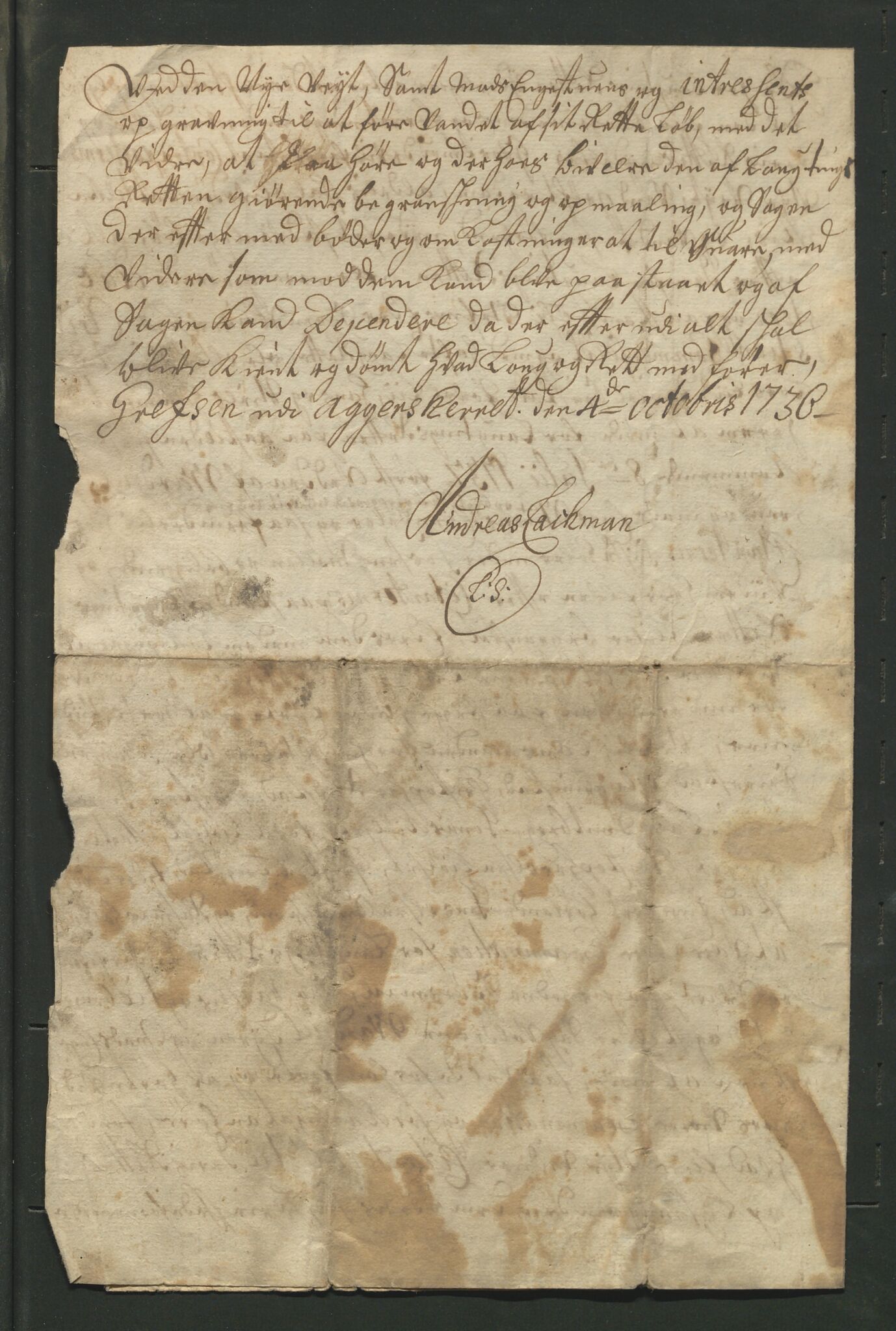 Åker i Vang, Hedmark, og familien Todderud, AV/SAH-ARK-010/J/Jc/L0001: Korrespondanse, 1706-1752, p. 50