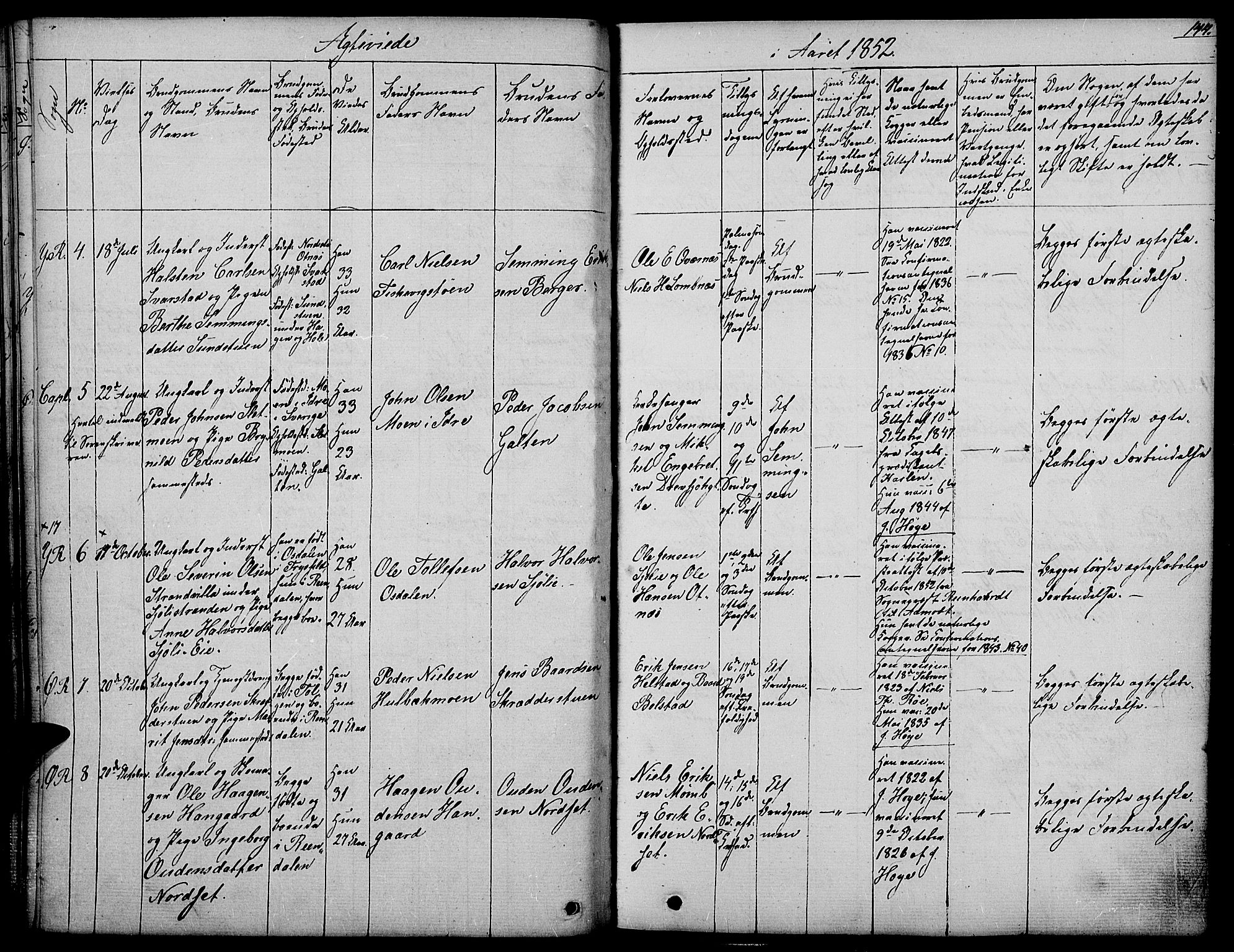 Rendalen prestekontor, AV/SAH-PREST-054/H/Ha/Haa/L0004: Parish register (official) no. 4, 1829-1852, p. 144